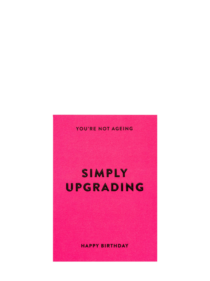 Just upgrading hot pink birthday card