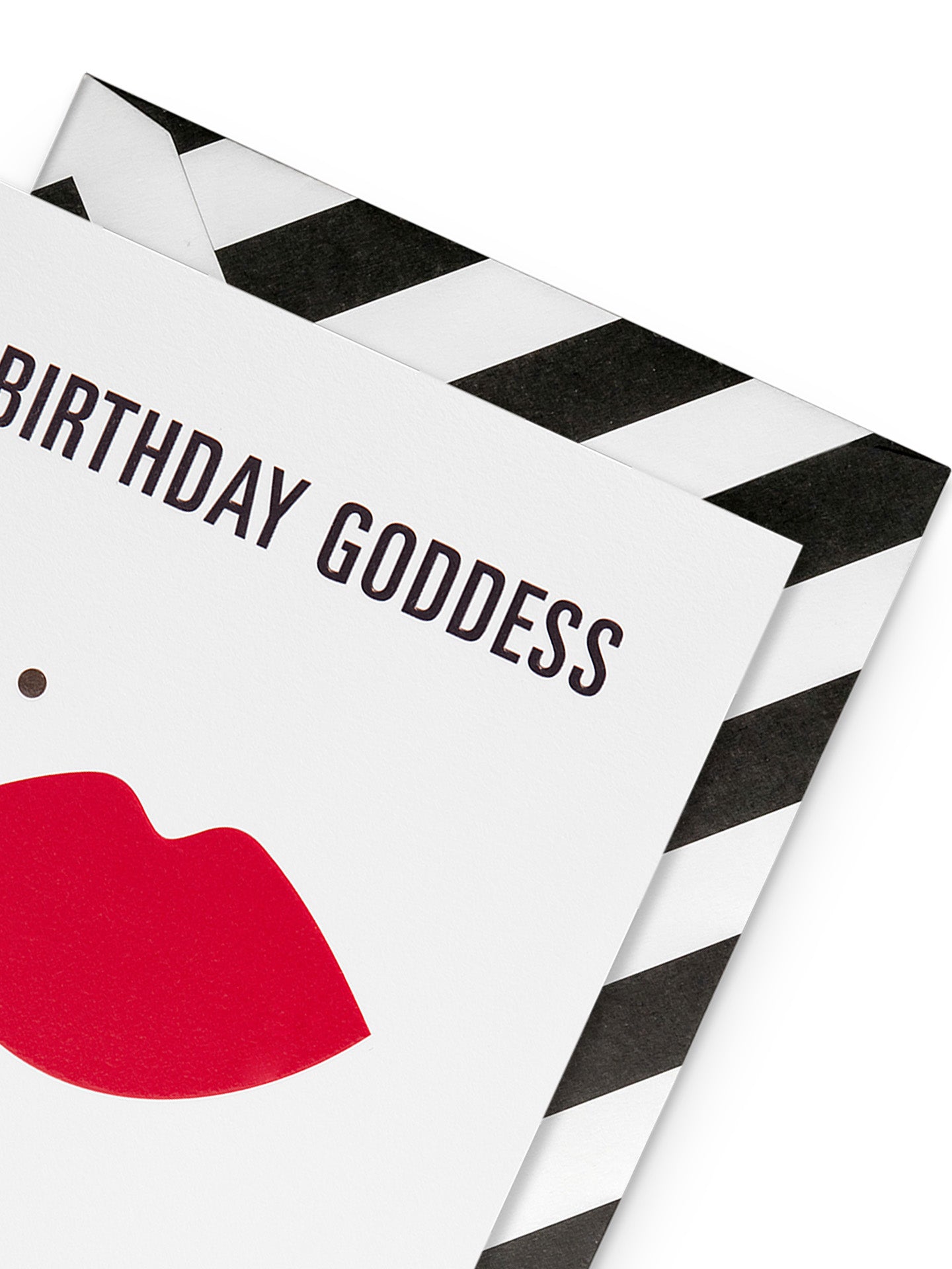 Monroe lips illustrated birthday card by Postco