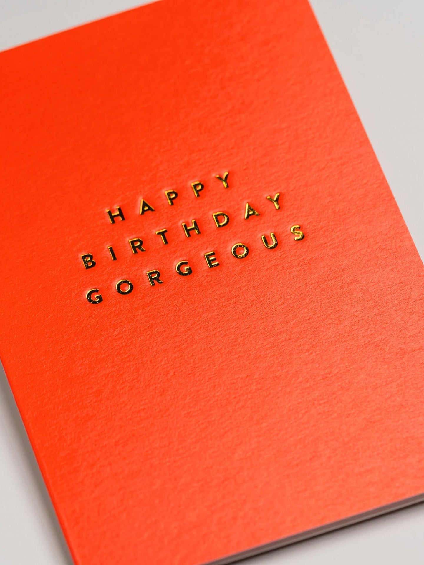 Happy birthday gorgeous red birthday card