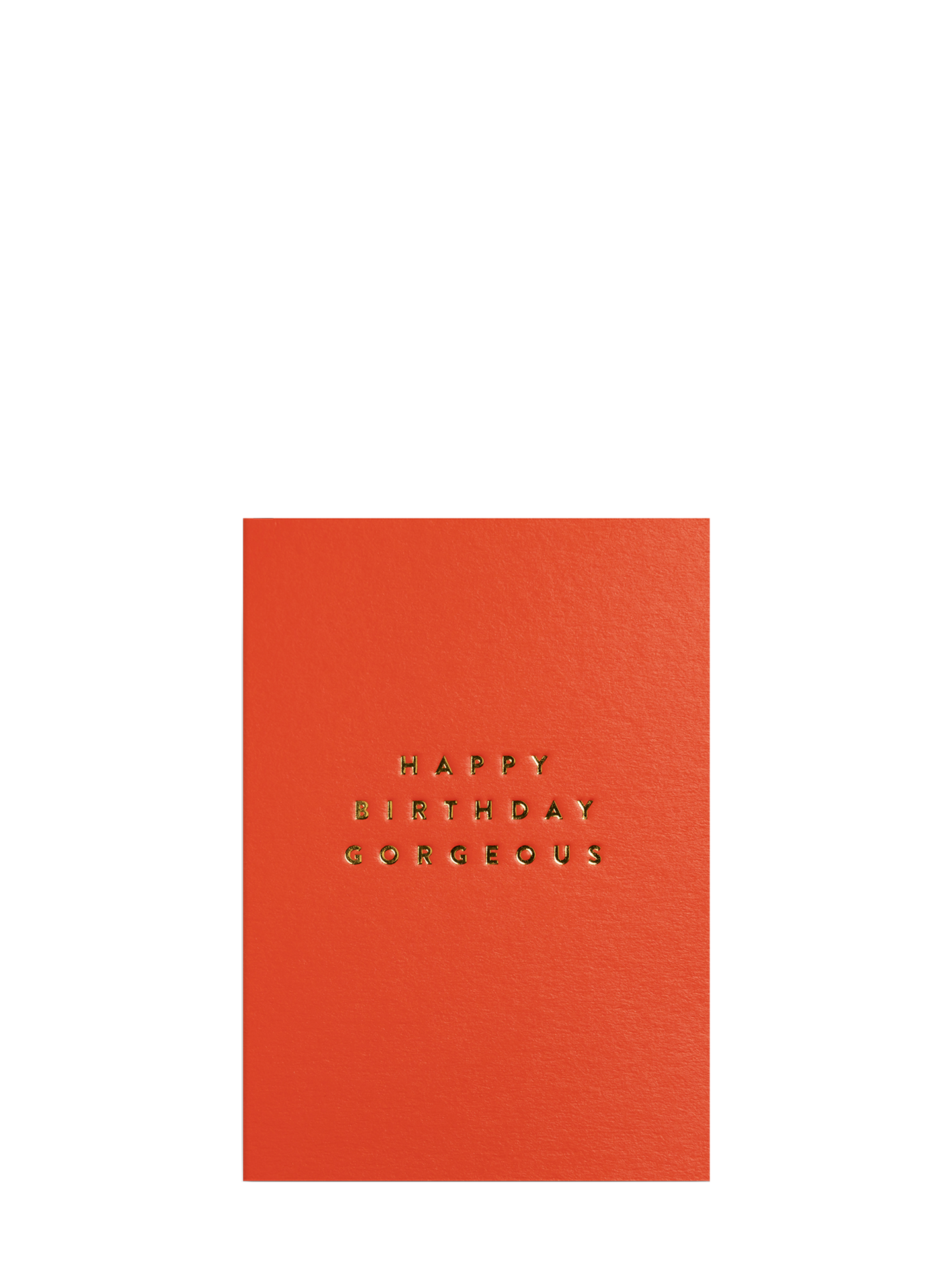 Happy birthday gorgeous red birthday card