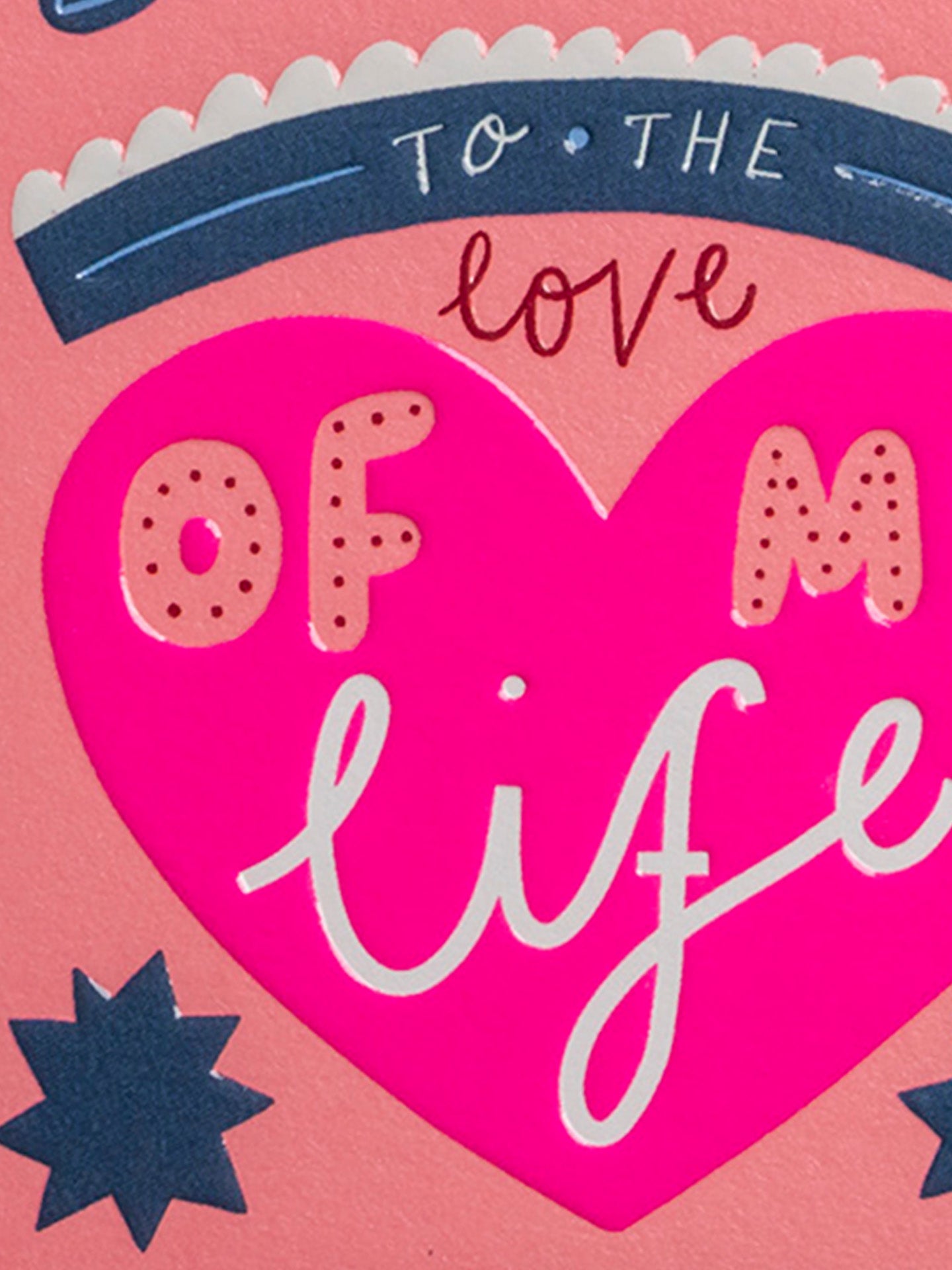 To the love of my life illustrated birthday card