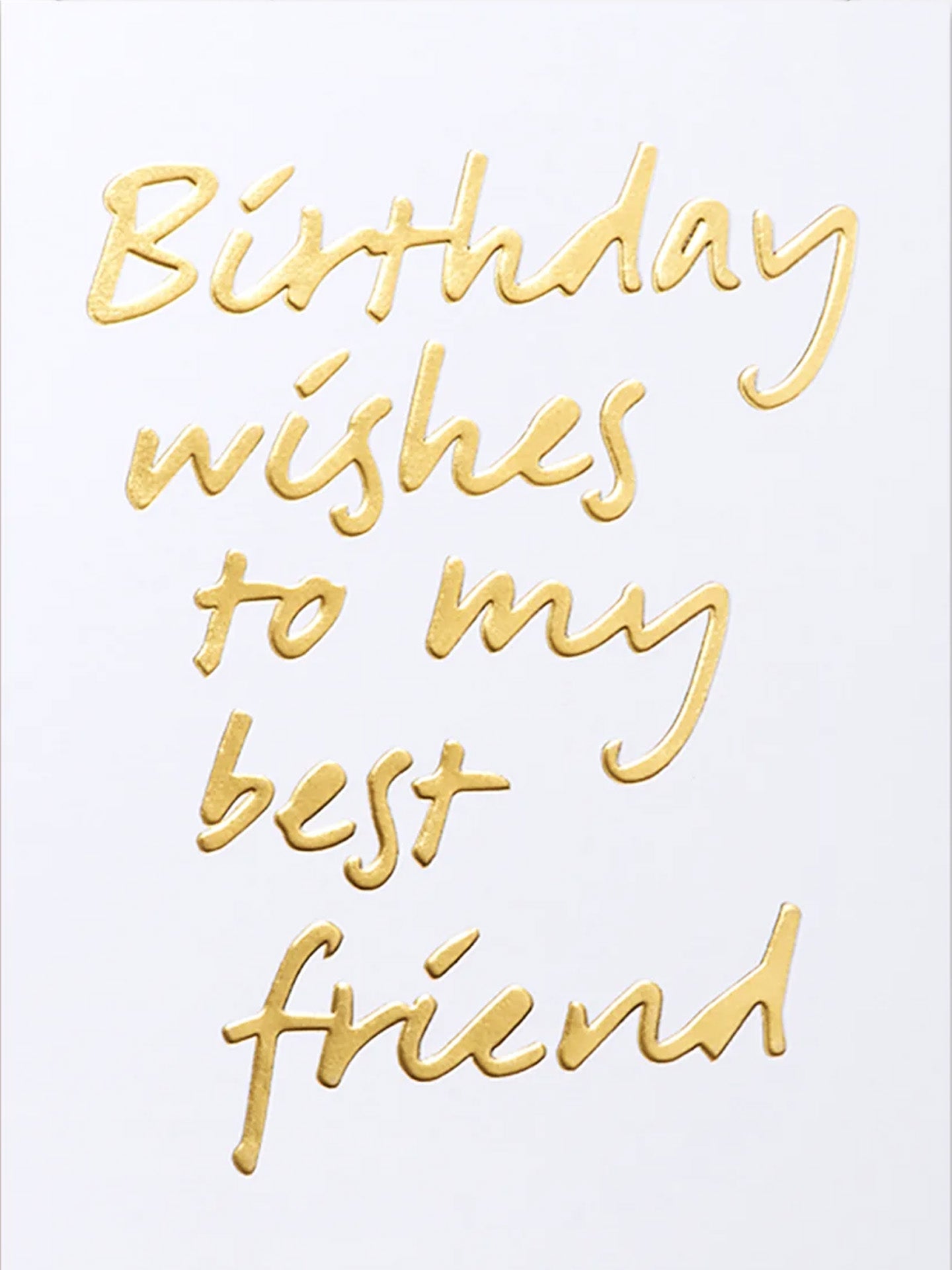 Birthday wishes to best friend birthday card