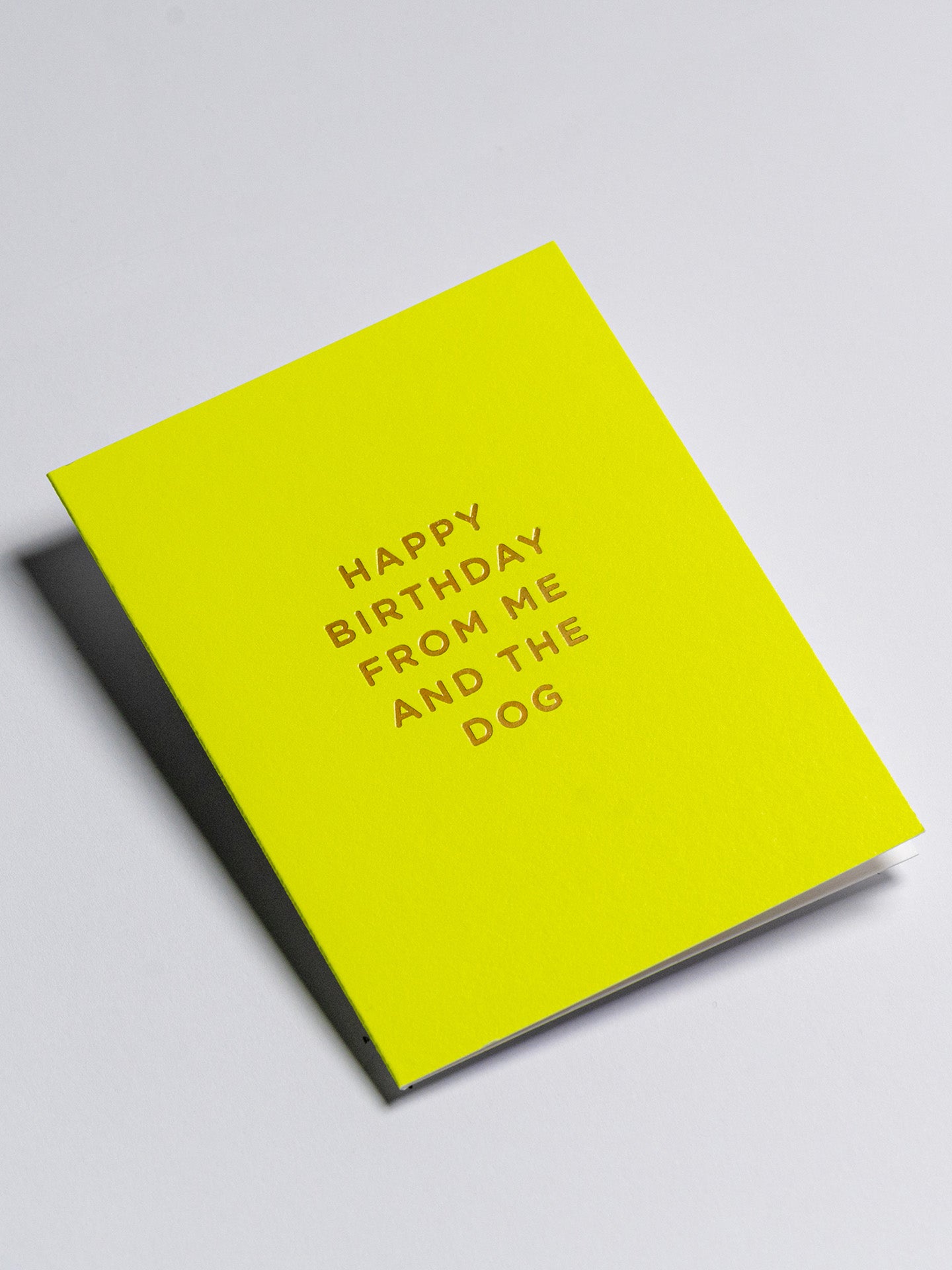 From me and the dog birthday mini card by Cherished