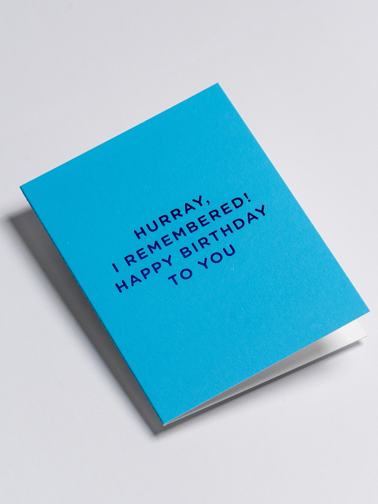 Hurray! I remembered birthday mini card by Cherished