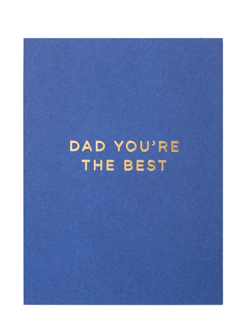 Dad you’re the best mini Father's day card by Kelly Hyatt