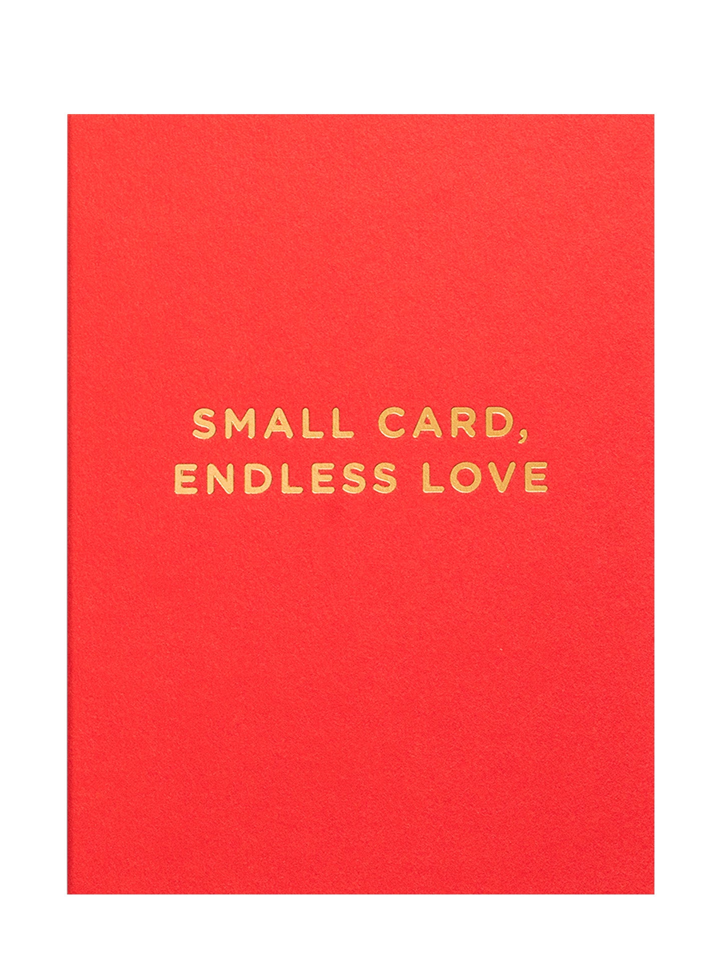 Small Card, Endless Love mini love & friendship card