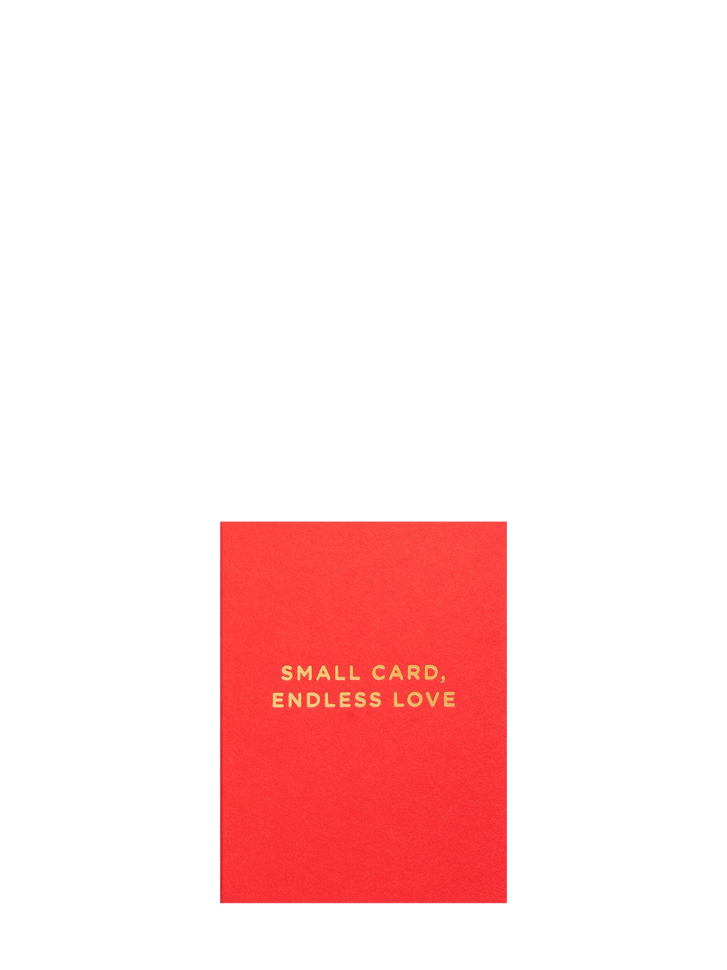 Small Card, Endless Love mini love & friendship card