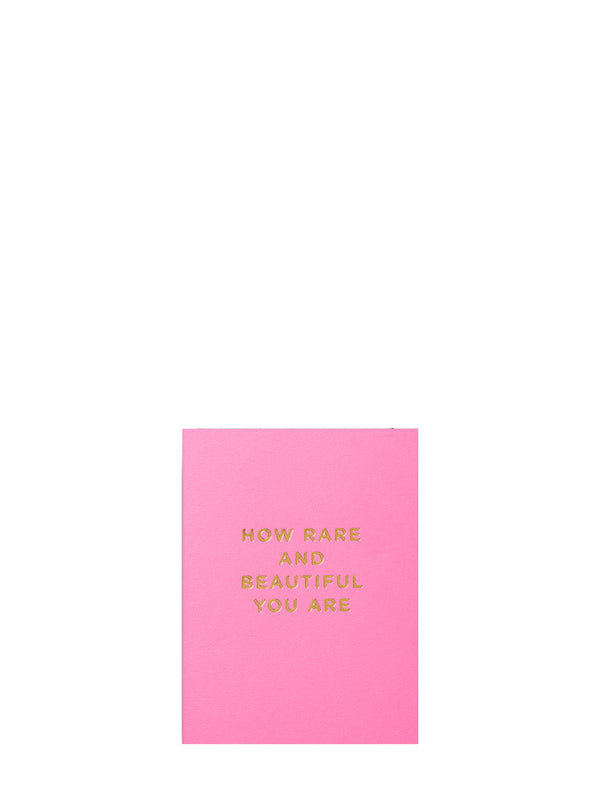 How Rare and Beautiful You Are love & friendship mini card by Cherished
