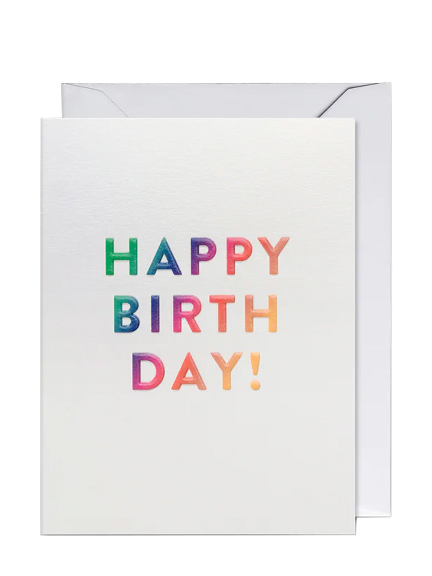 Happy Birthday! Rainbow Mini Card