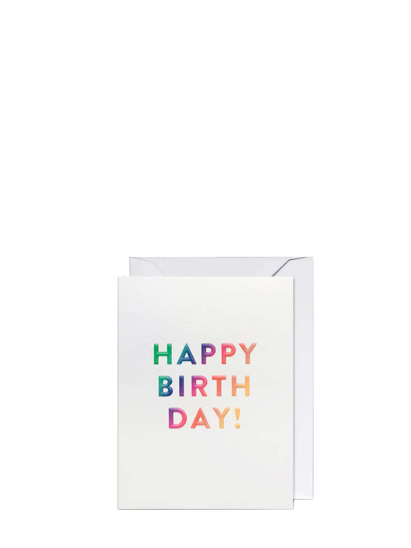 Happy Birthday! Rainbow Mini Card