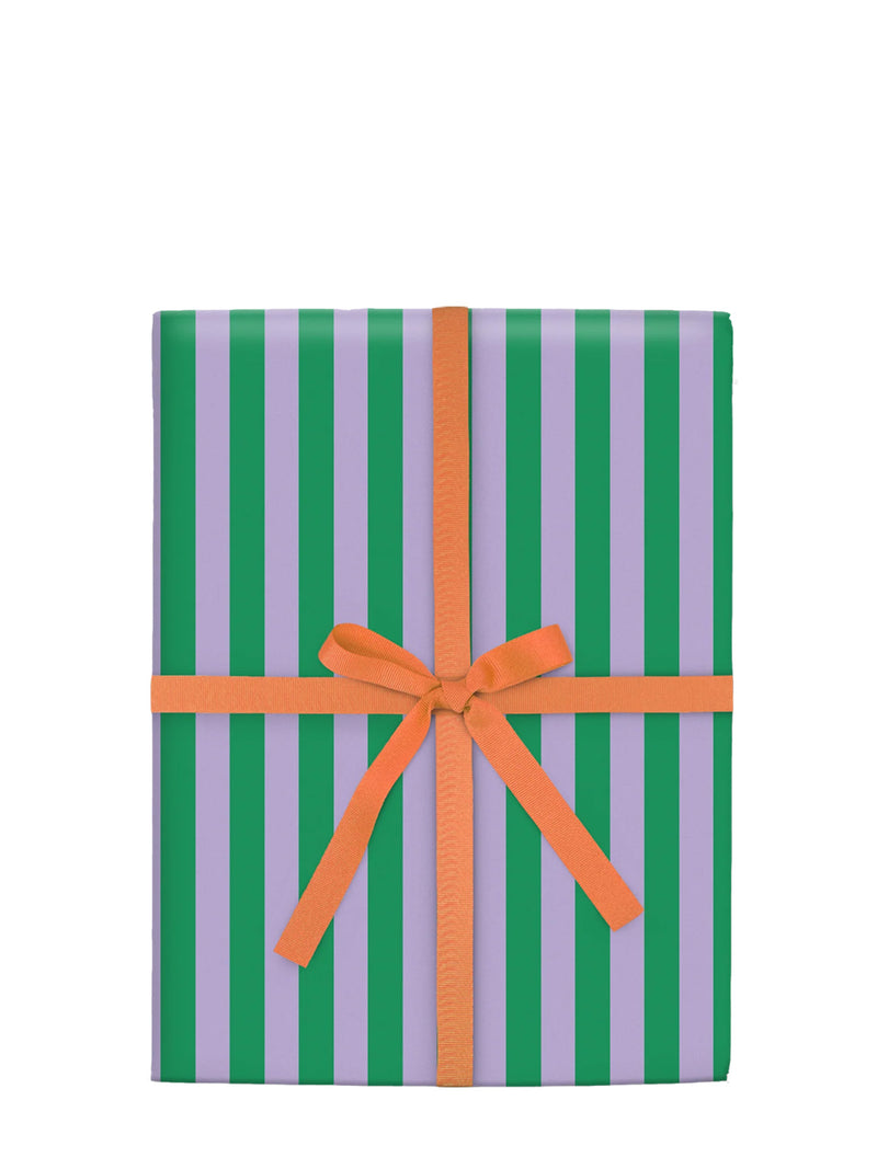 Positano Parasol Striped Gift Roll Wrap, 3m