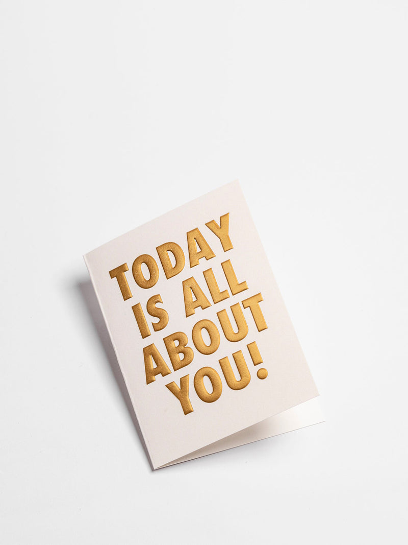 Today is all about you mini all occasions Card