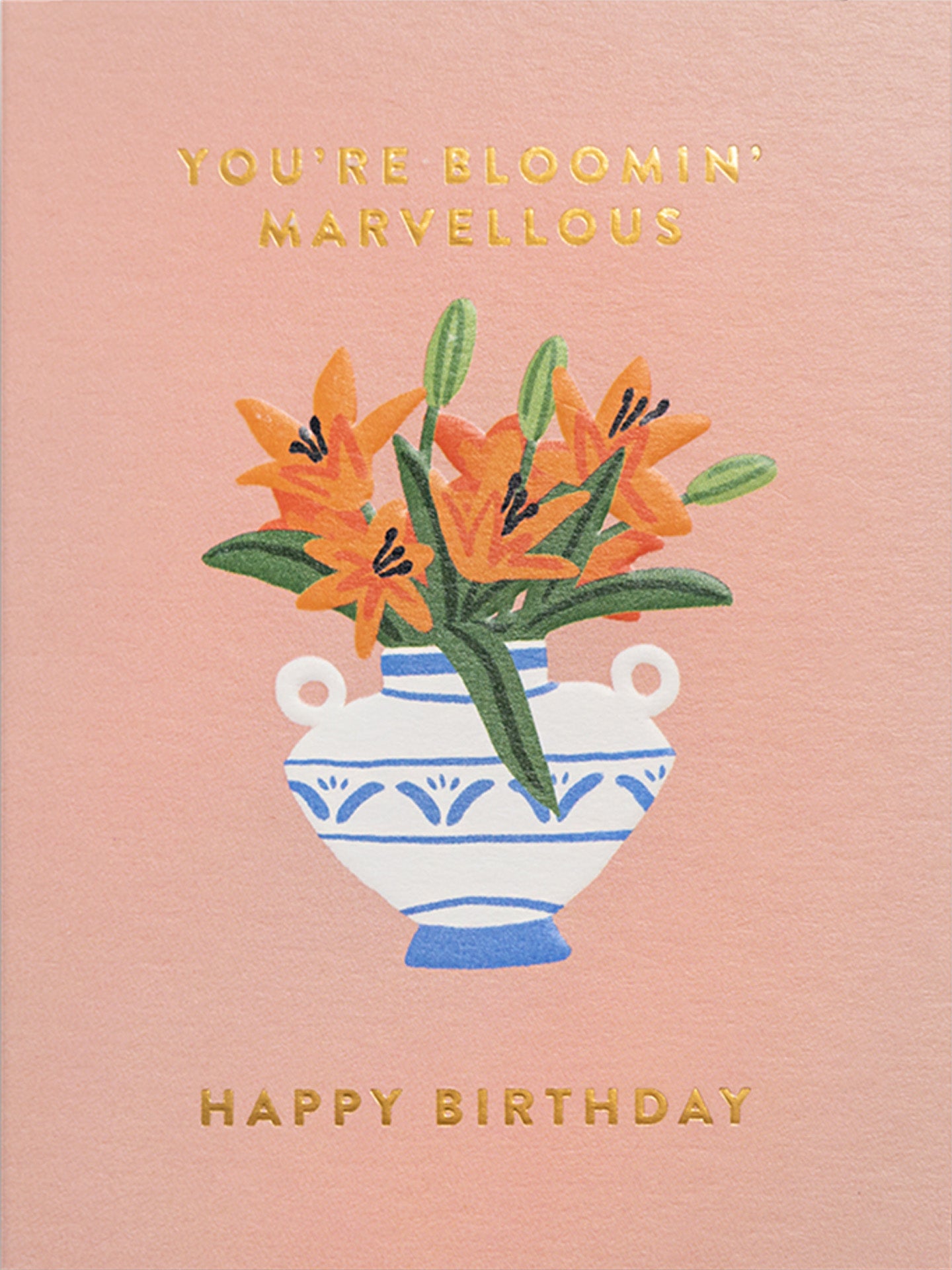 You're Bloomin' Marvellous Mini Birthday Card by Ruby Taylor