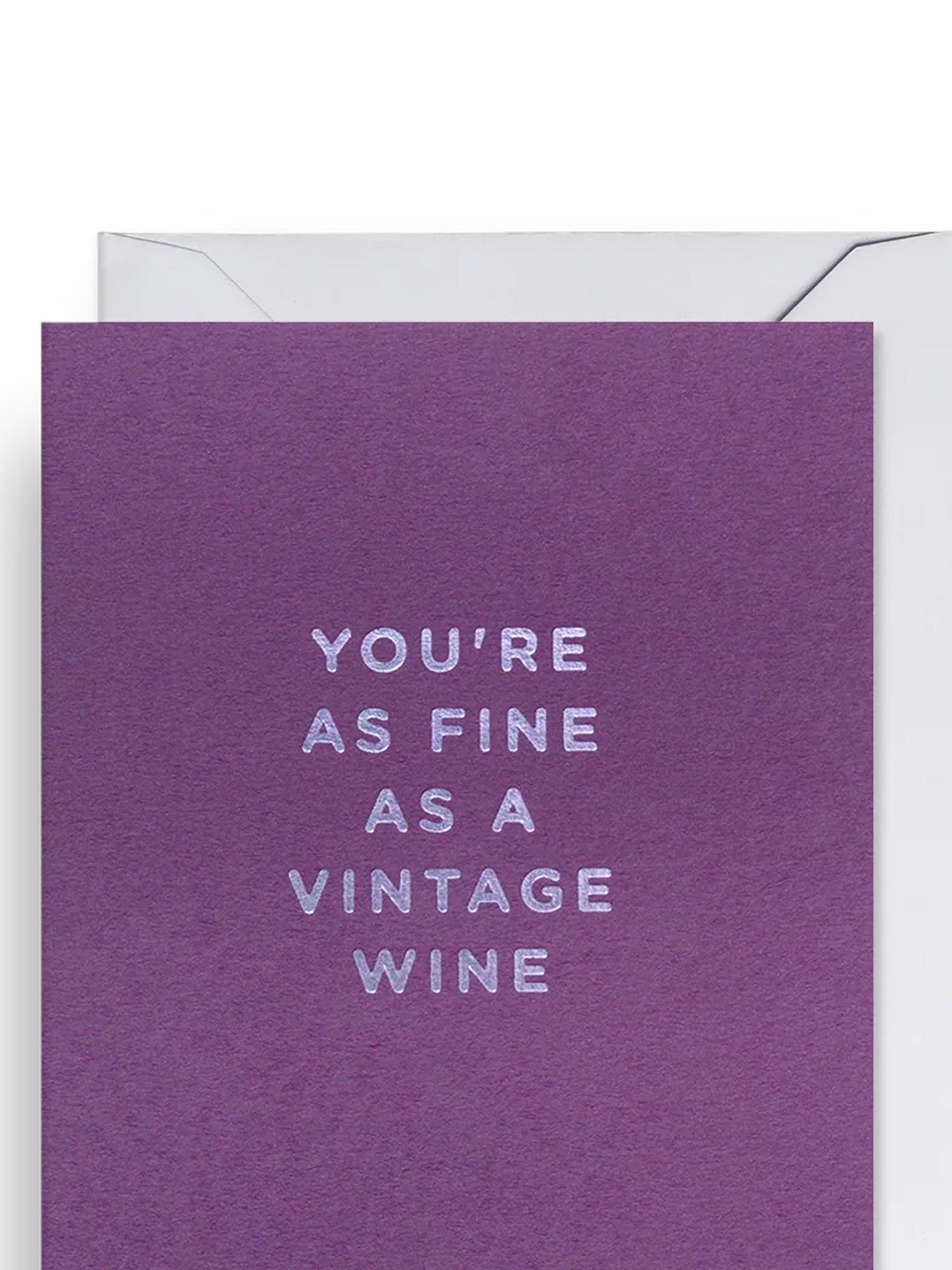 As fine as A vintage wine mini birthday card by Cherished