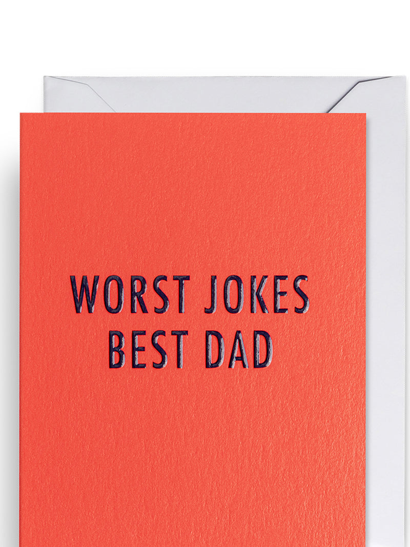 Worst Jokes, Best Dad Father's Day mini card