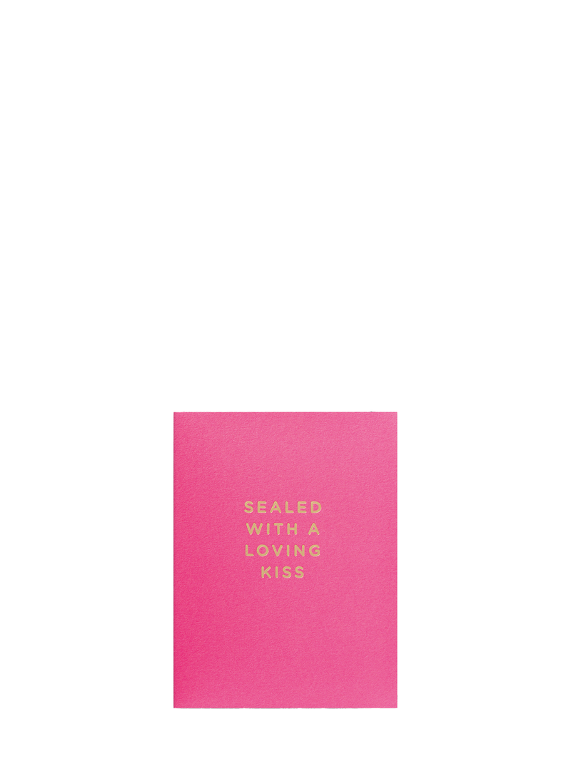 Sealed With a Loving Kiss love & friendship card
