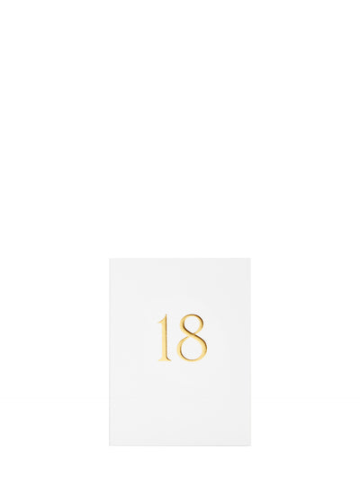 18th Milestone mini birthday card