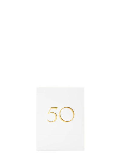 50 birthday mini card by Trafalgar Milestone