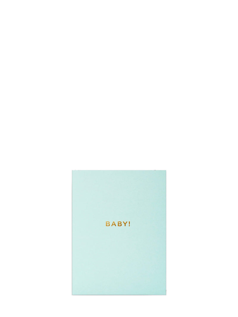 Baby mint, mini new baby card