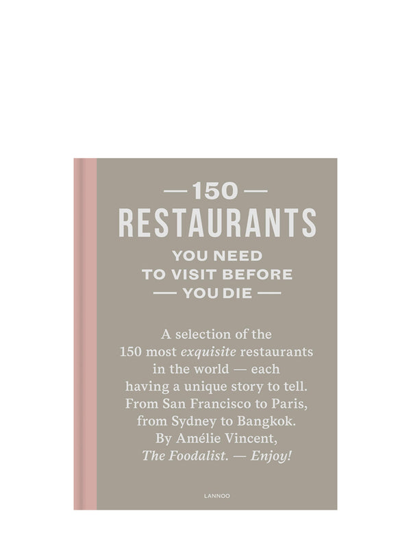 A selection of the 150 most exquisite restaurants in the world, each having a unique story to tell. From San Francisco to Paris, from Sydney to Bangkok. By Amélie Vincent, The Foodalist. — Enjoy!