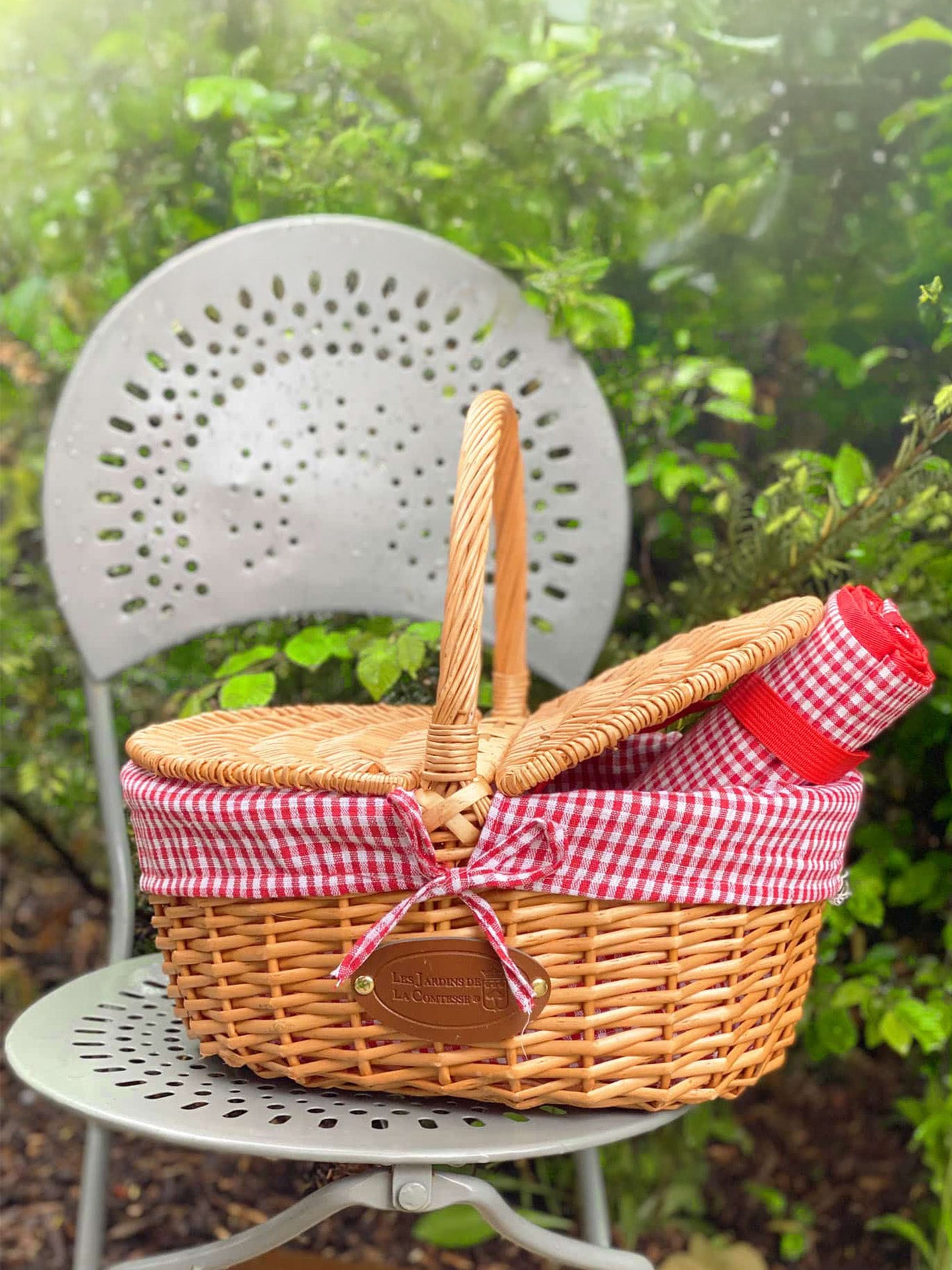 Picnic Basket, Vichy Rouge