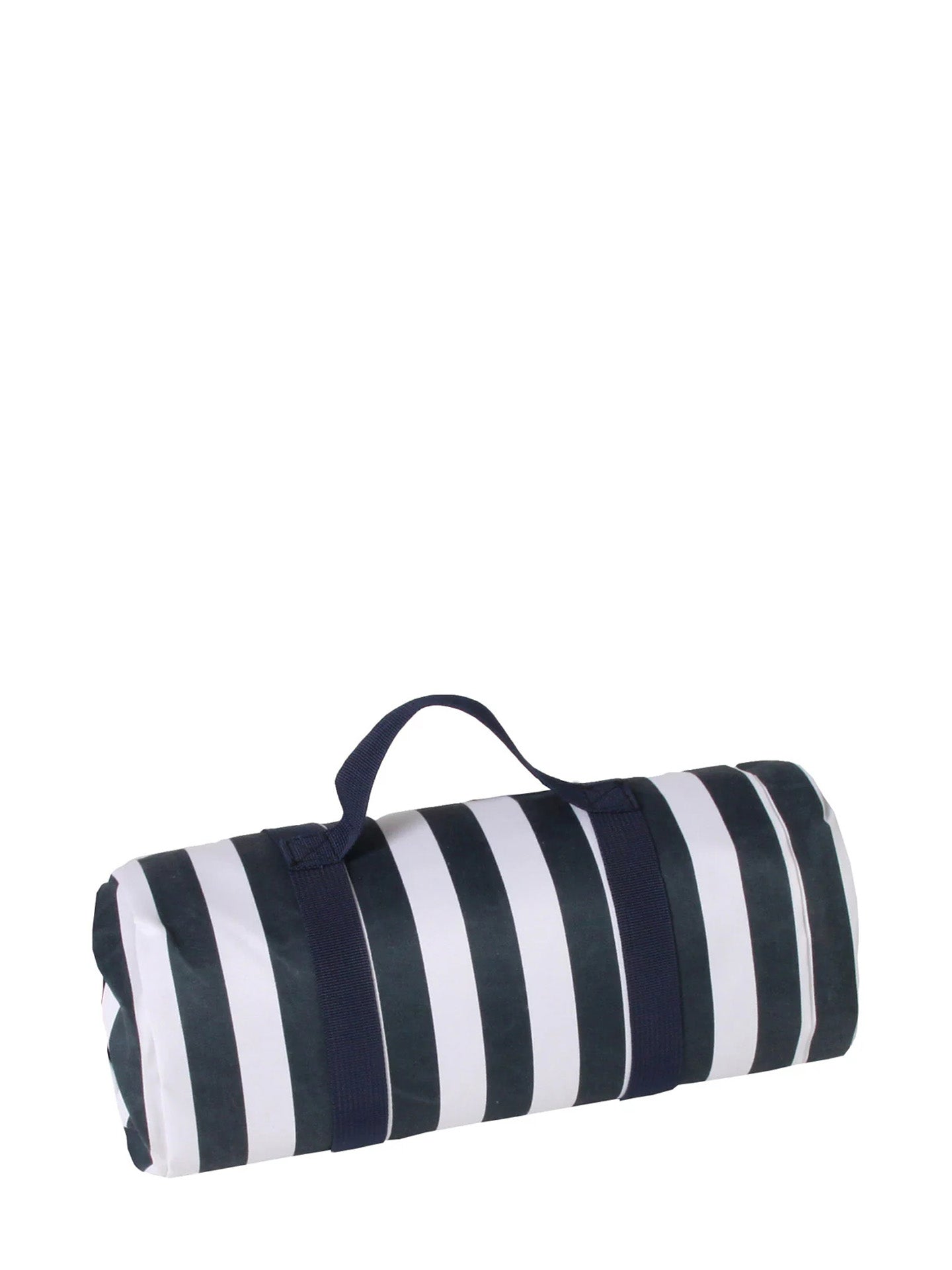 Picnic blanket XL, marine blue stripes