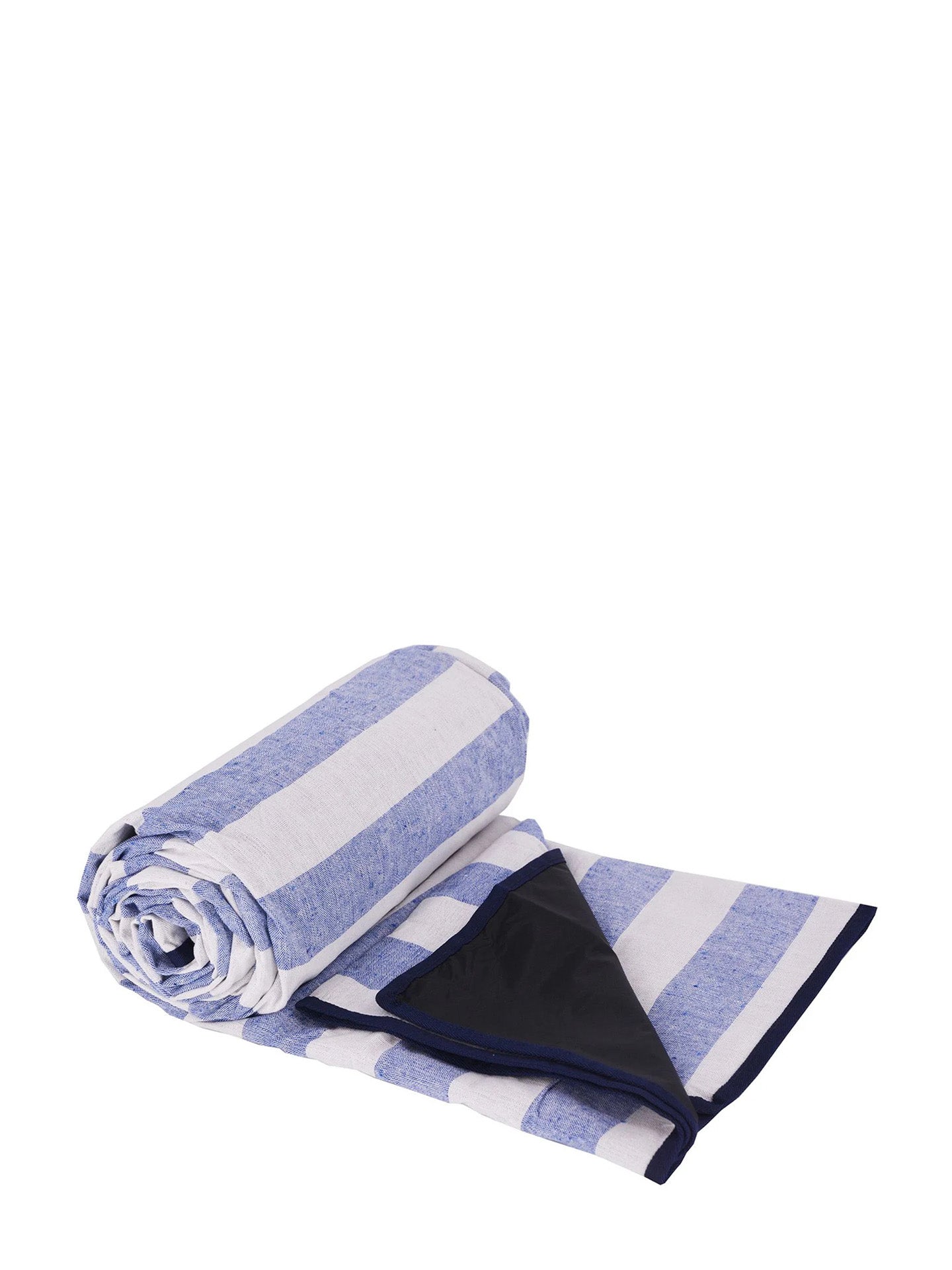 Picnic blanket XL, sky blue stripes