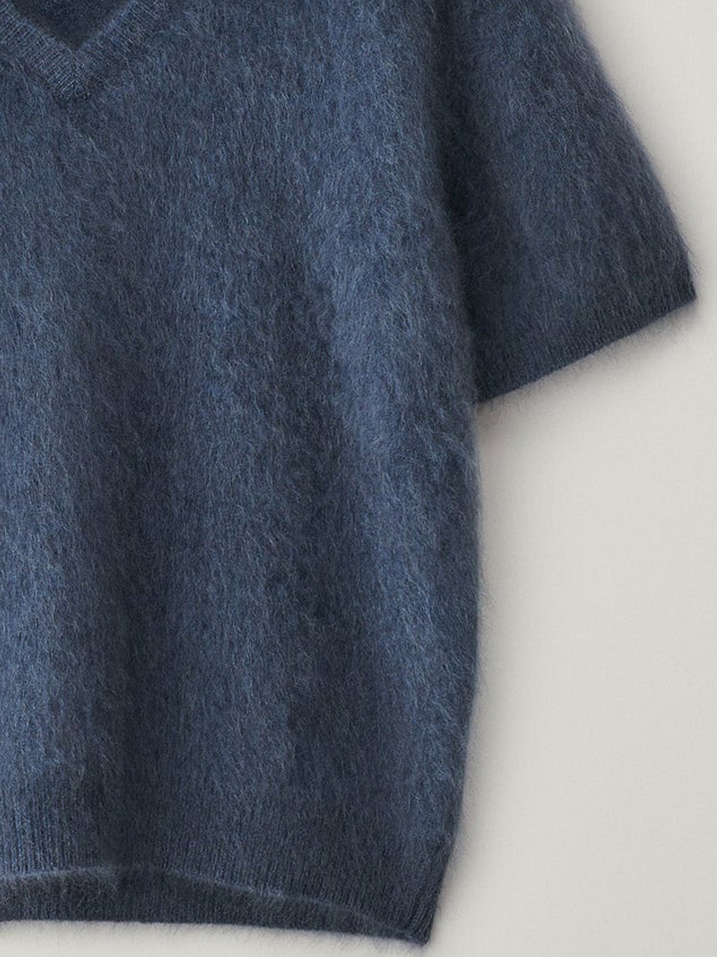 Lovisa short-sleeve sweater, nightfall blue