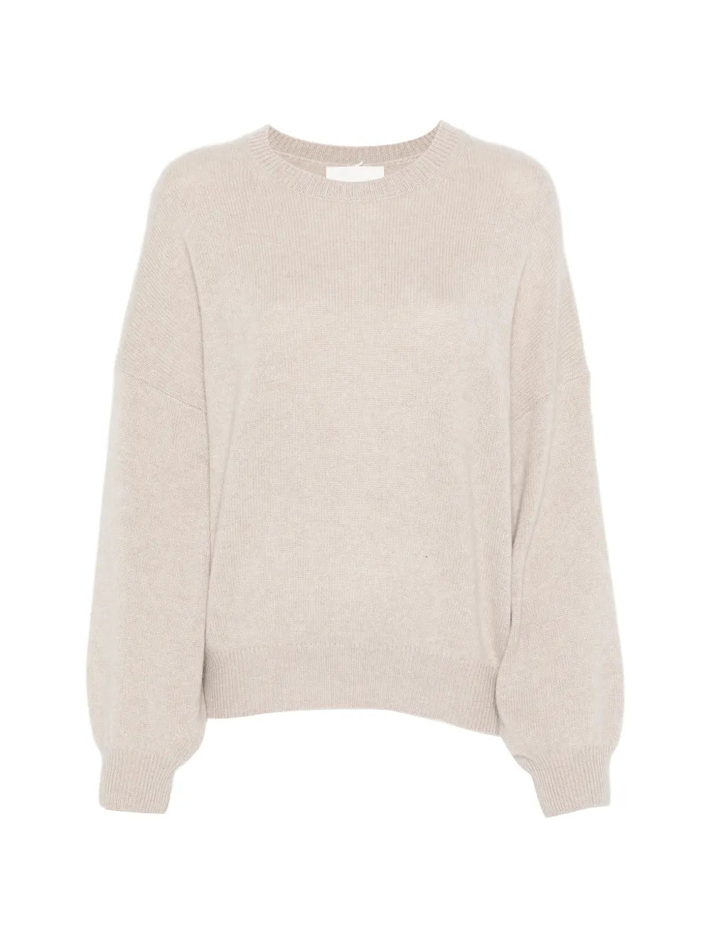Beige sweater on a white background