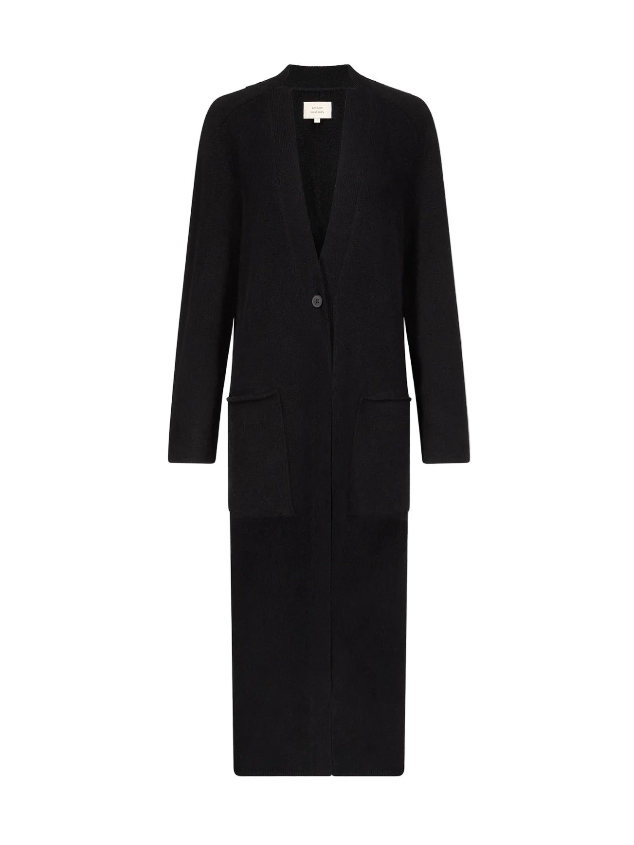Smet maxi knit cardigan, Black