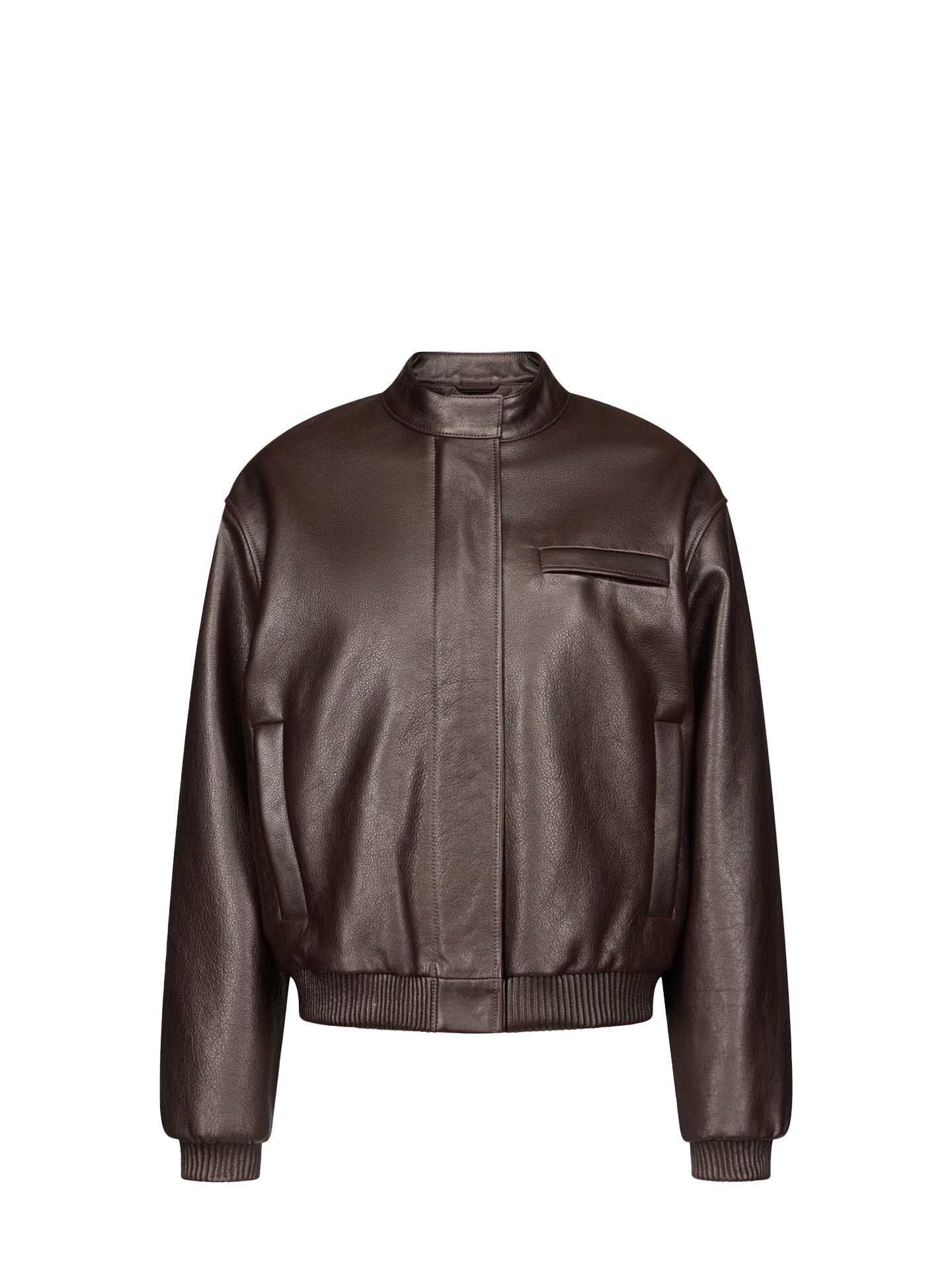 Marlow leather bomber jacket