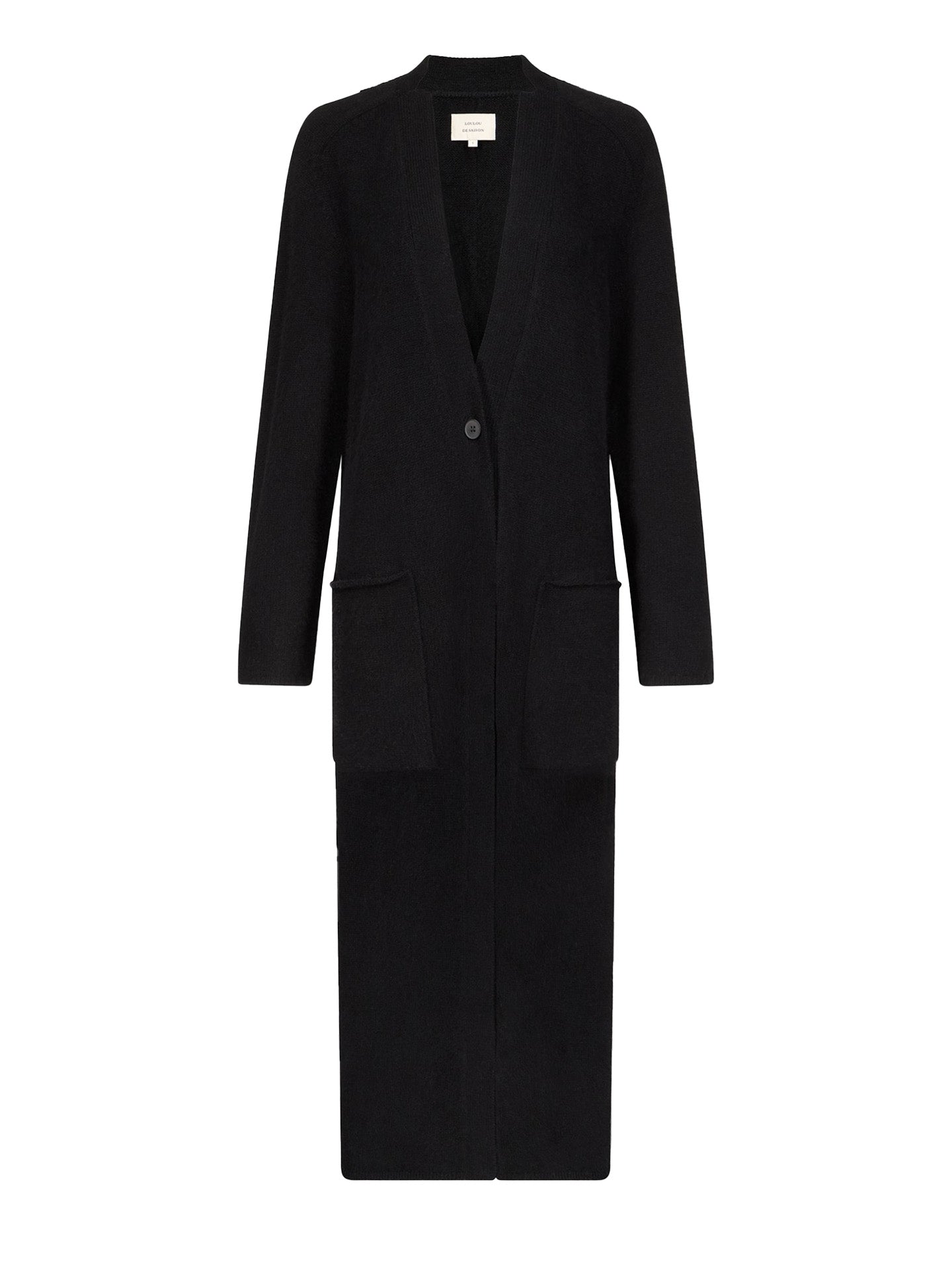 Smet maxi knit cardigan, Black