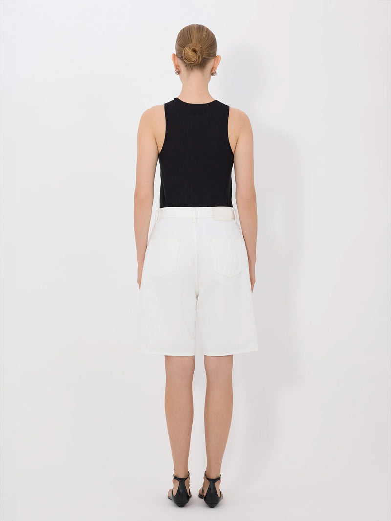 Isu lds demin shorts, ivory