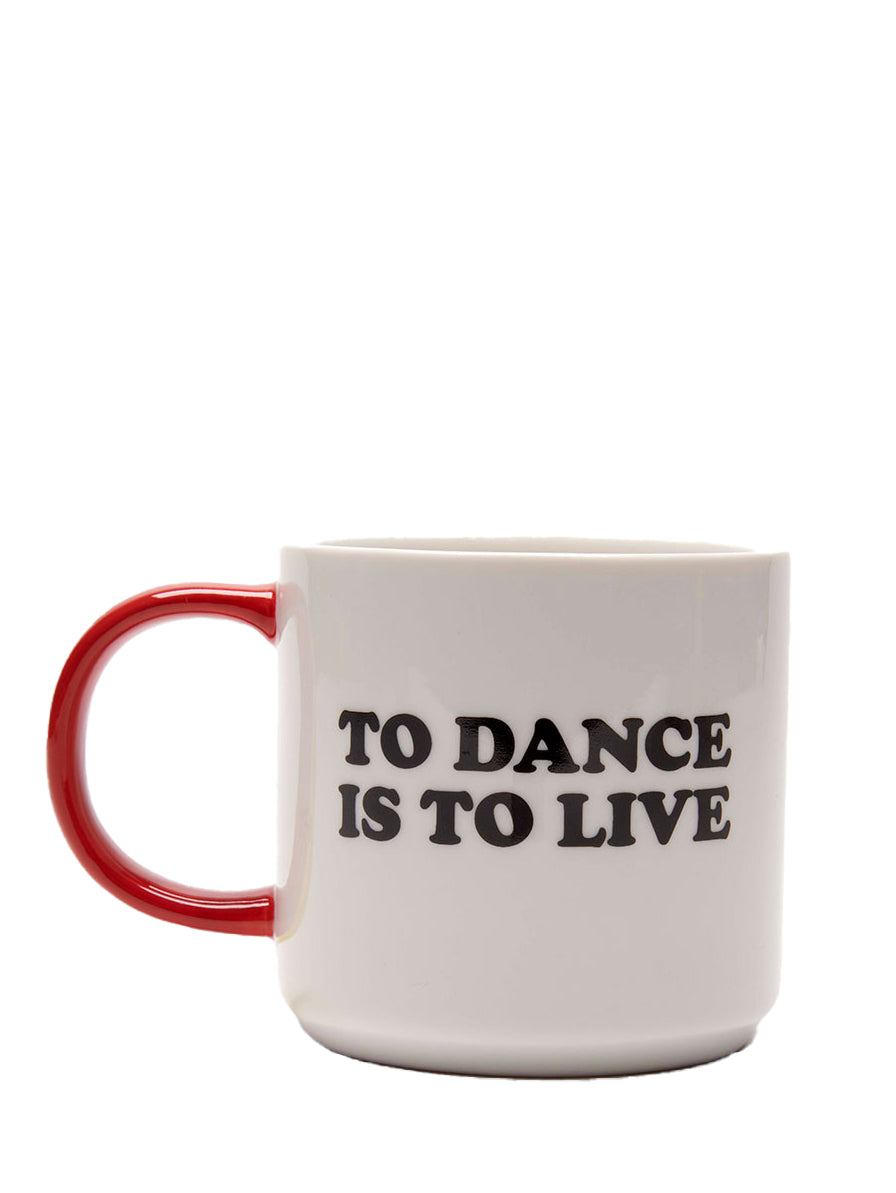 To dance is to live Peanuts mug
