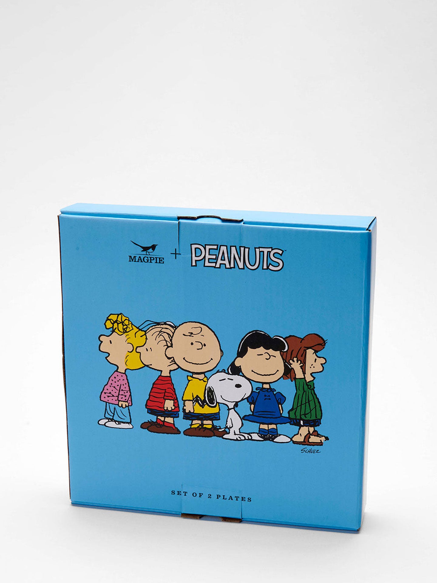 Peanuts 2-plate set, Snoopy & the gang