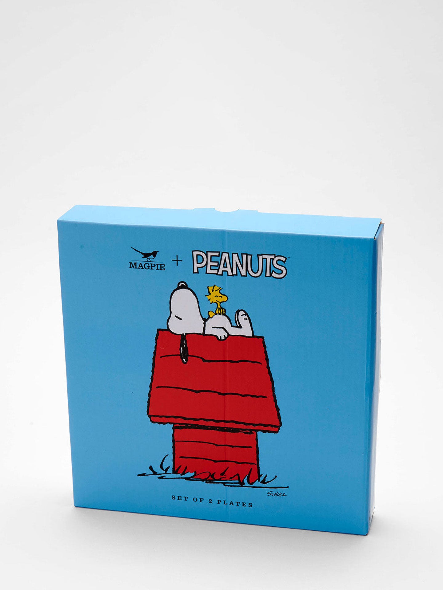 Peanuts 2-plate set, Snoopy & the gang
