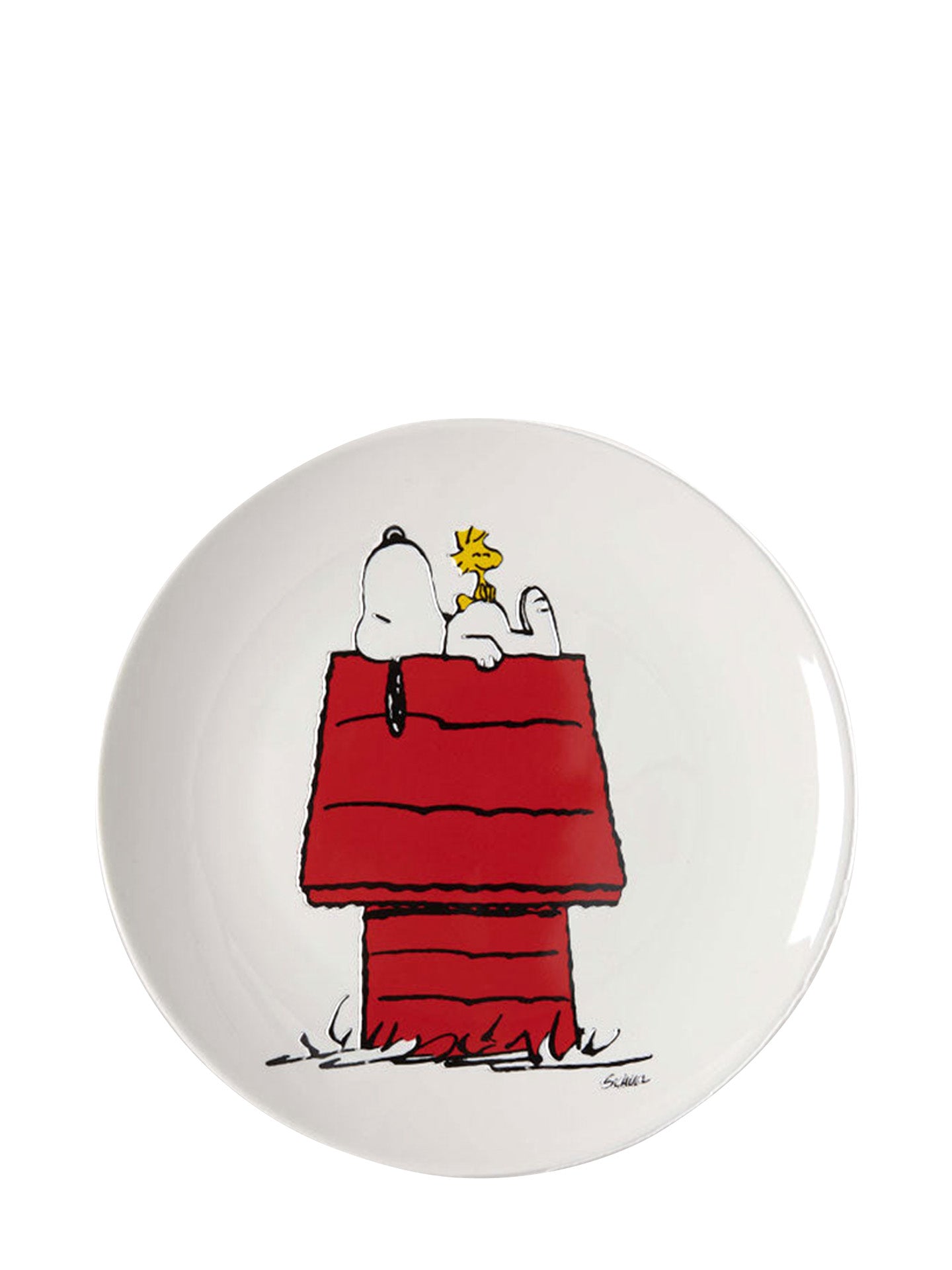 Peanuts 2-plate set, Snoopy & the gang