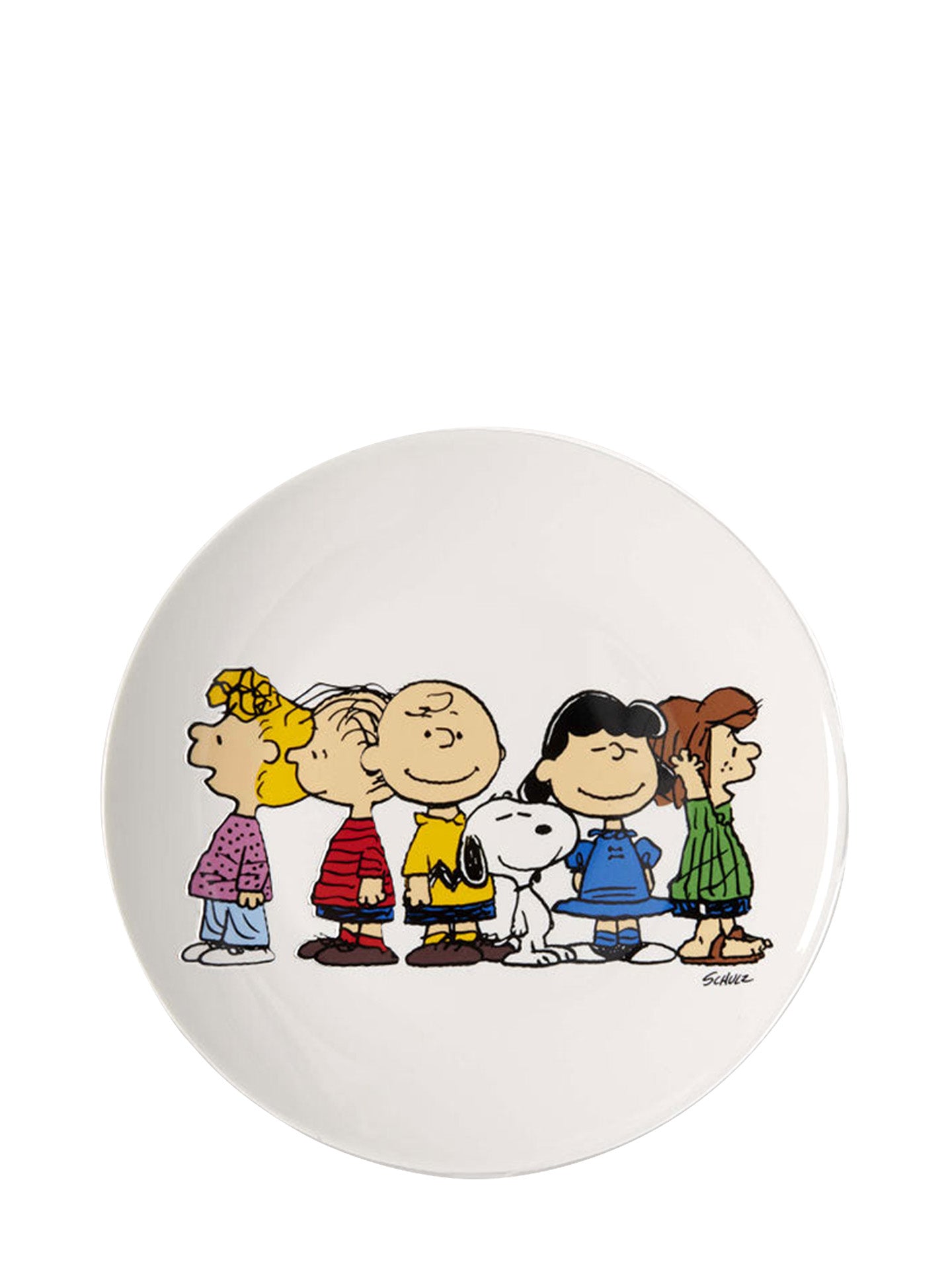 Peanuts 2-plate set, Snoopy & the gang