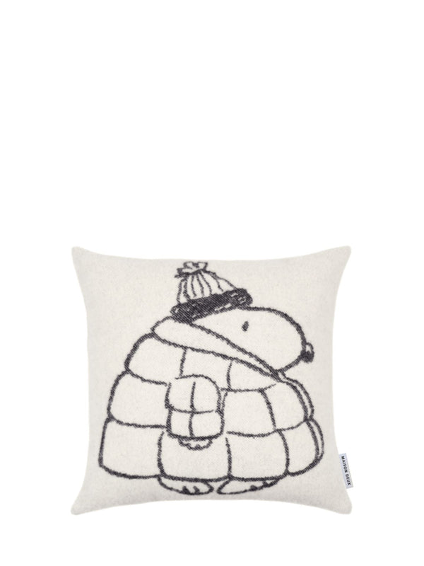 Puffer Jacket Snoopy Peanuts wool cushion cover
