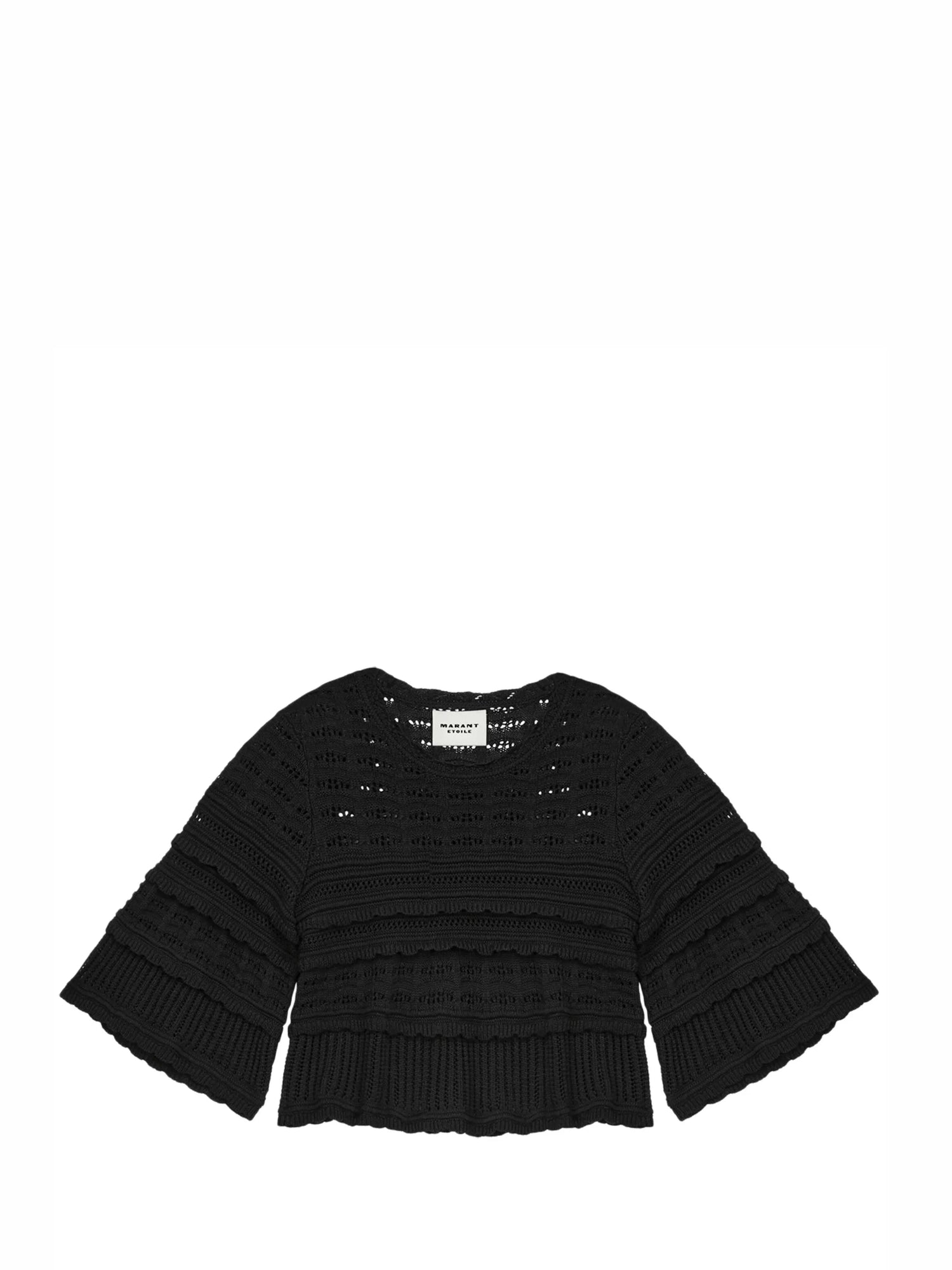 Azelia knitted sweater, black