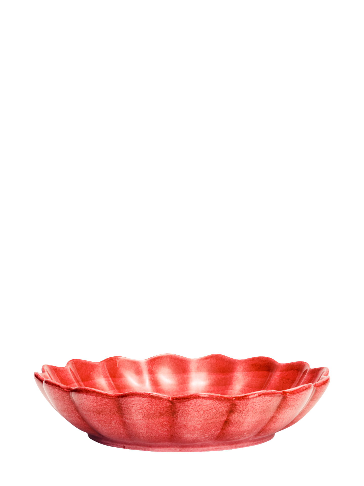 Oyster big bowl, red (31 cm)