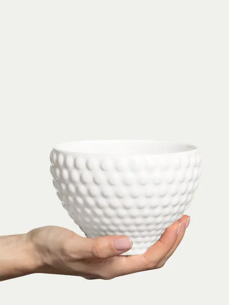 Bubbles small bowl, white (13cm / 60cl)