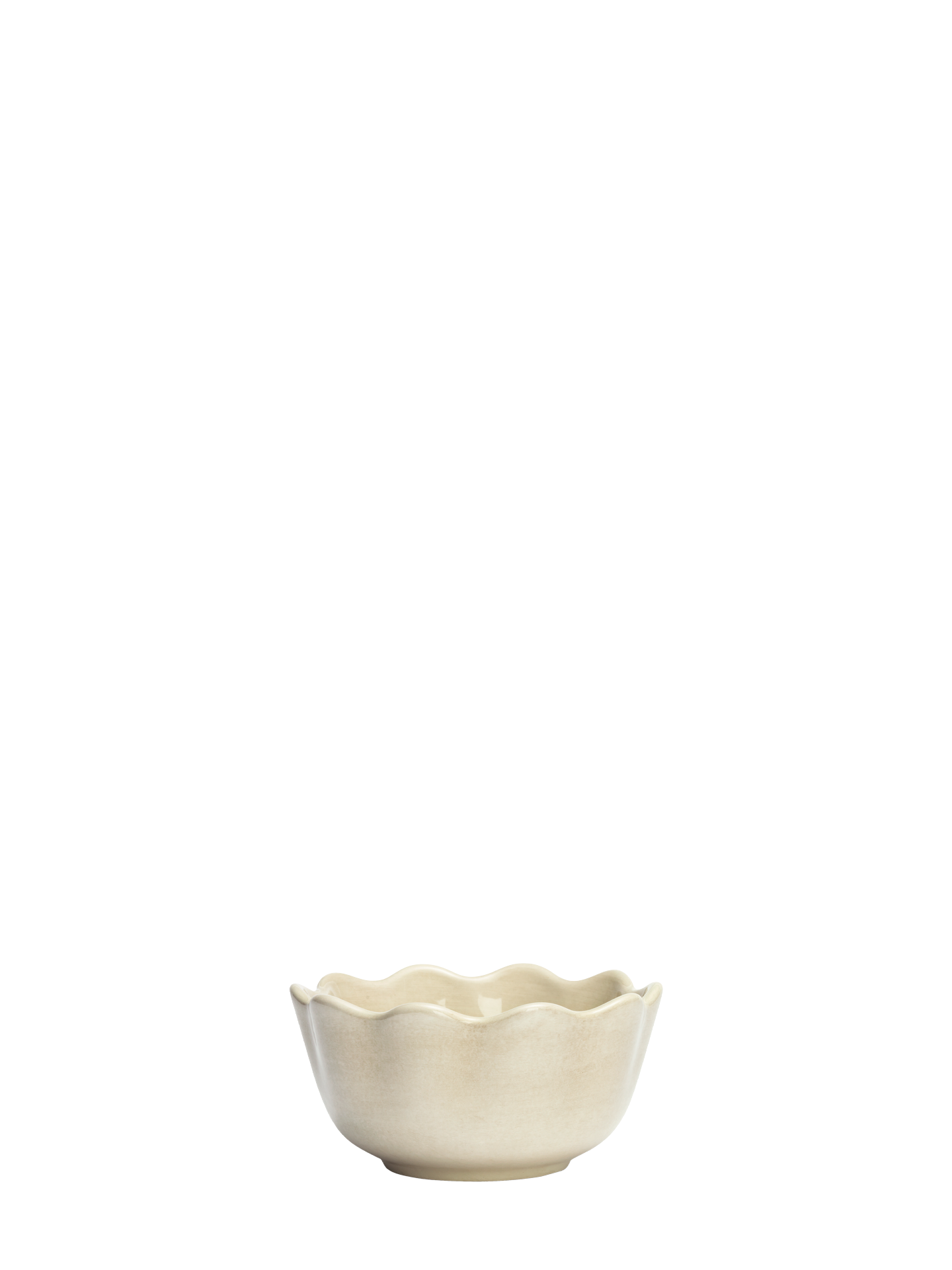 Oyster small bowl, sand (13 cm)