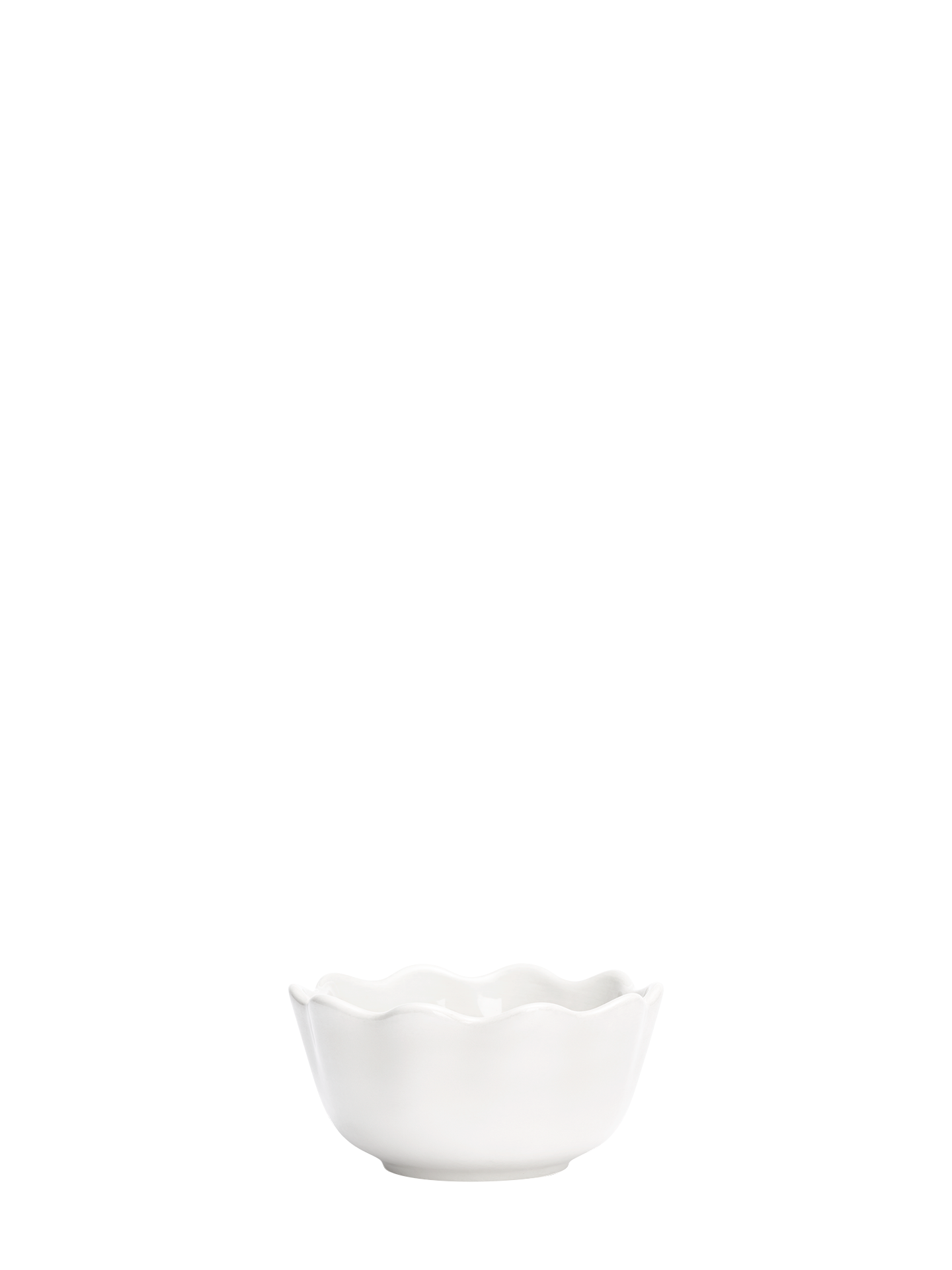 Oyster small bowl, white (13 cm)