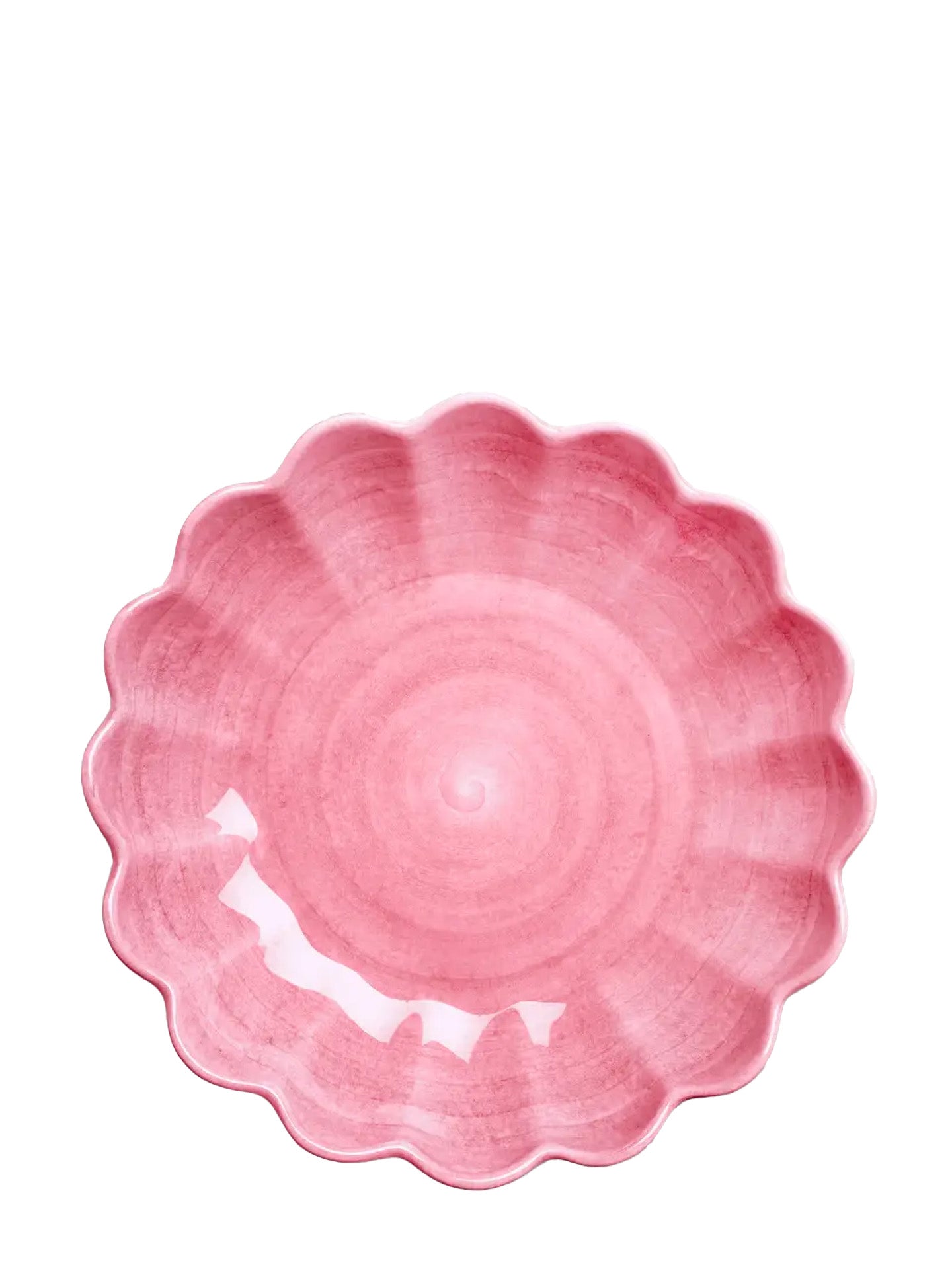 Oyster big bowl, pink (31 cm)