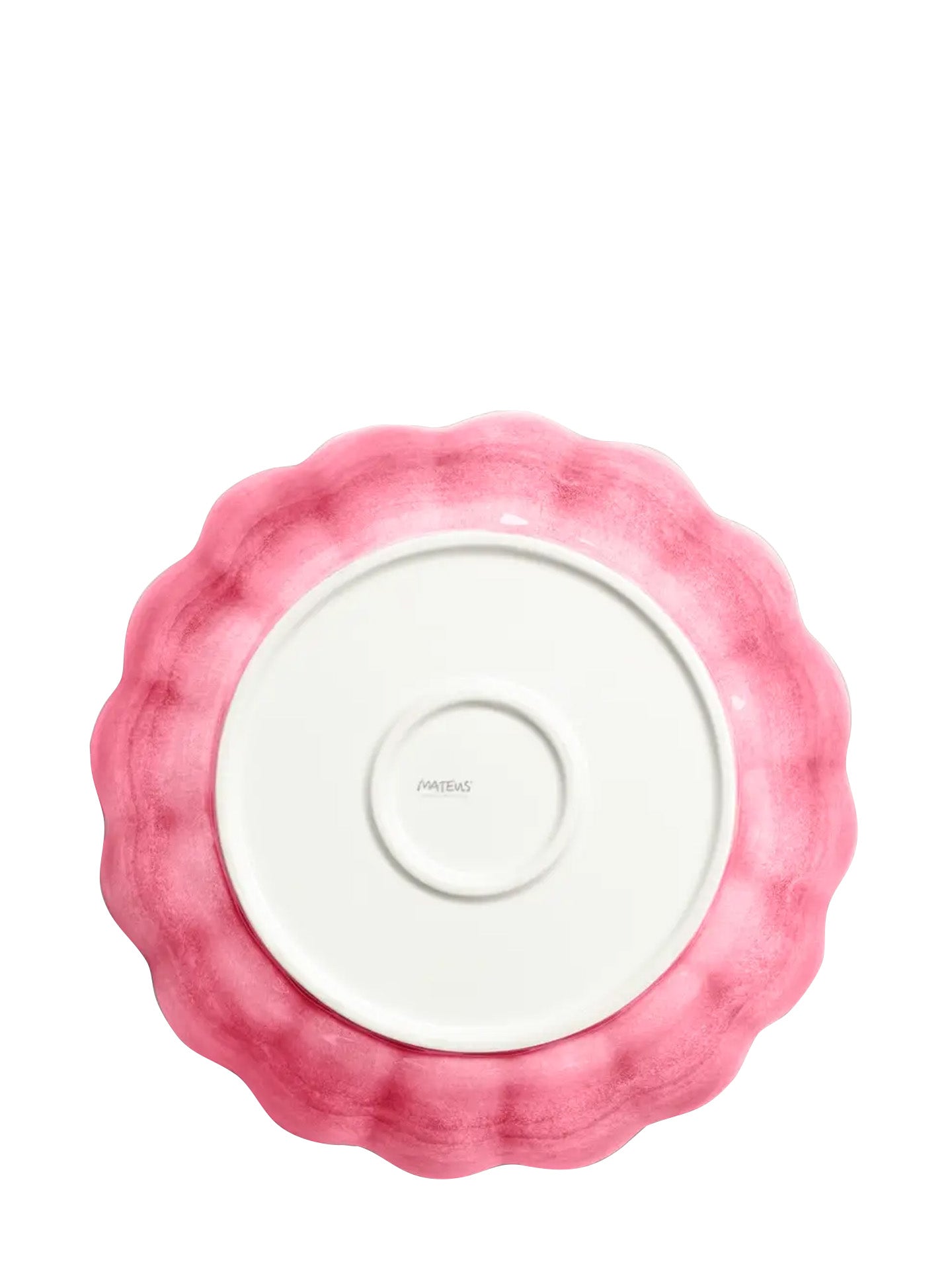 Oyster big bowl, pink (31 cm)