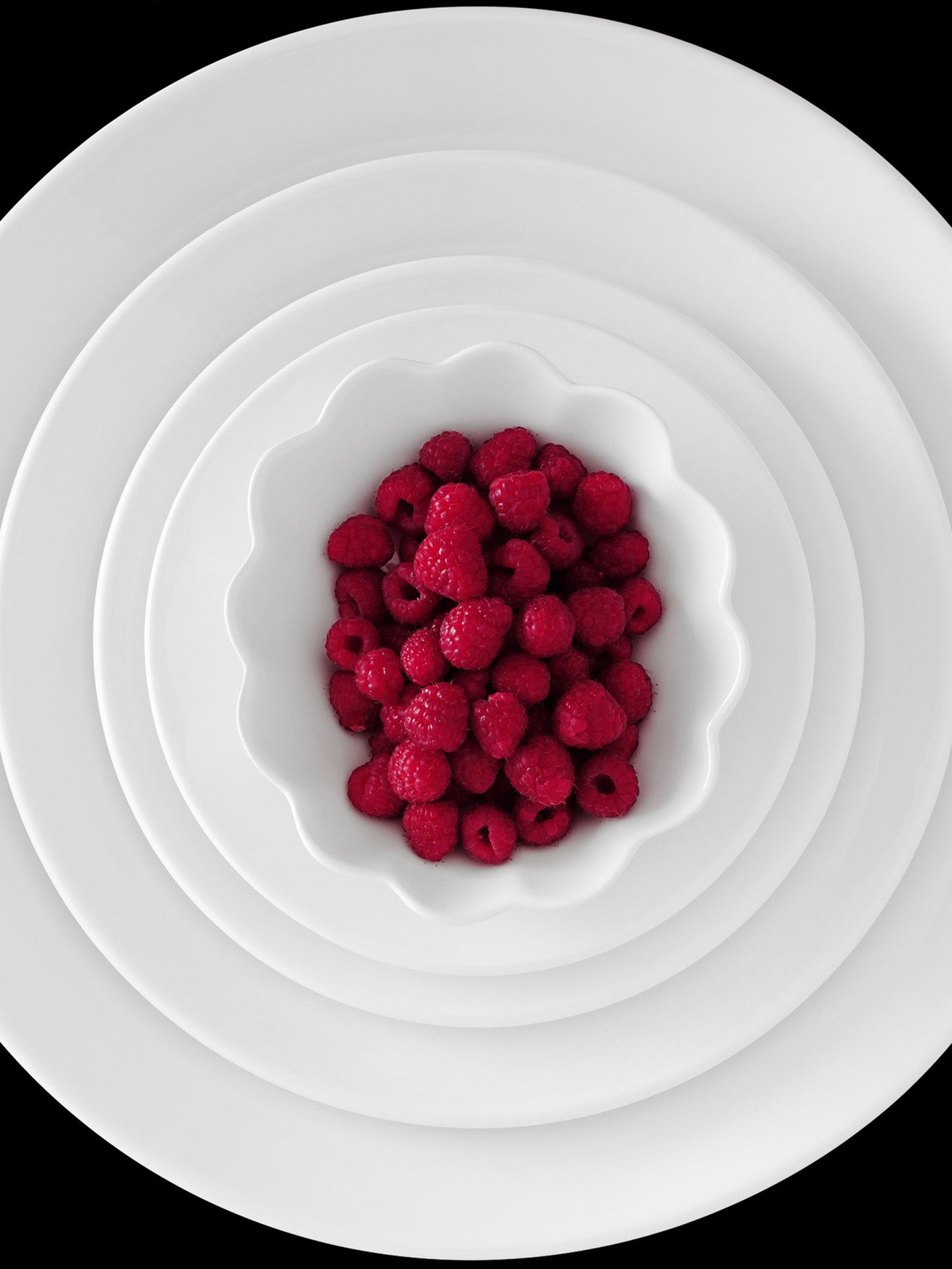 Oyster small oval bowl, white (18 cm)