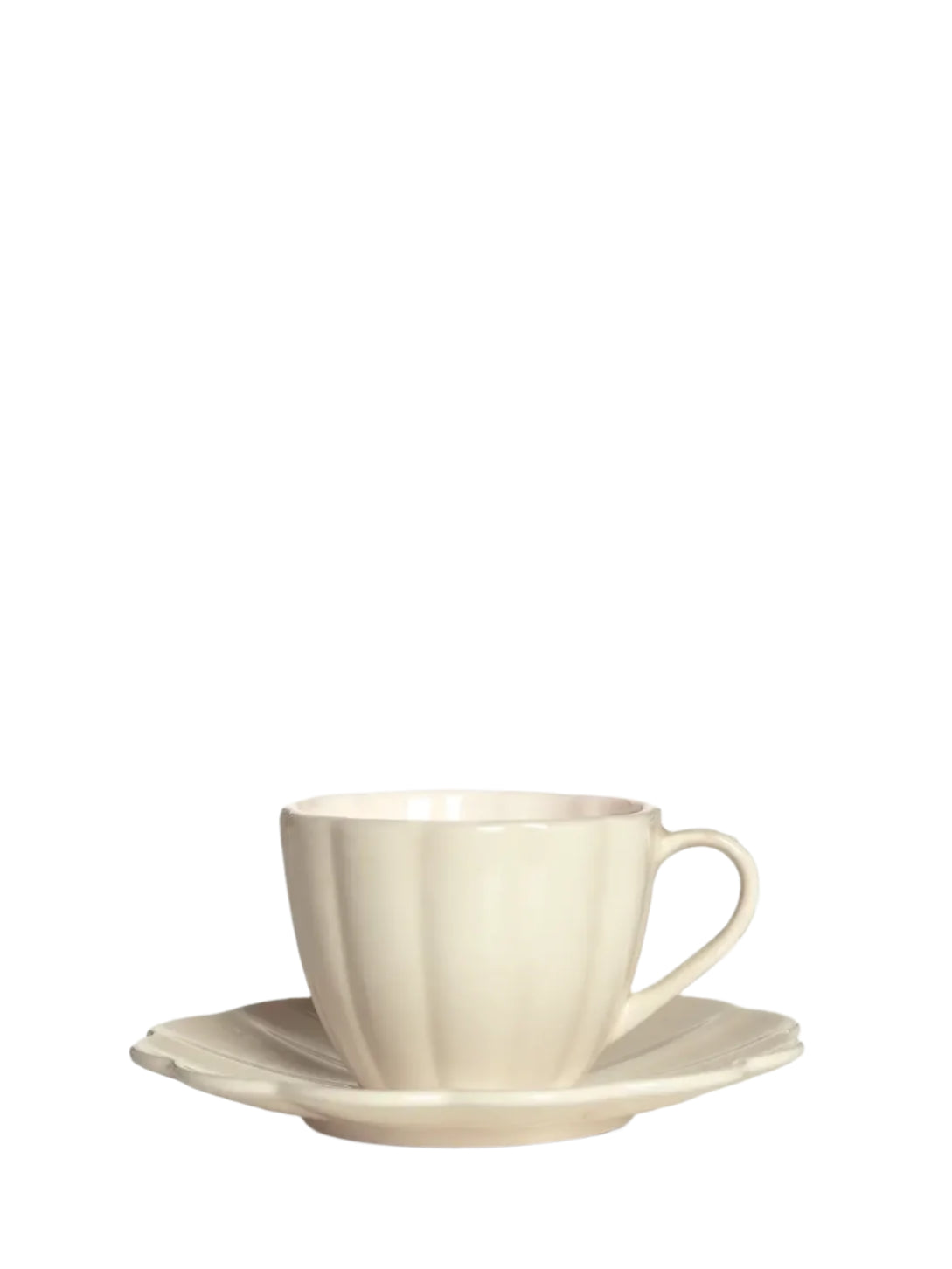 Oyster cup & plate, sand (25 cl)