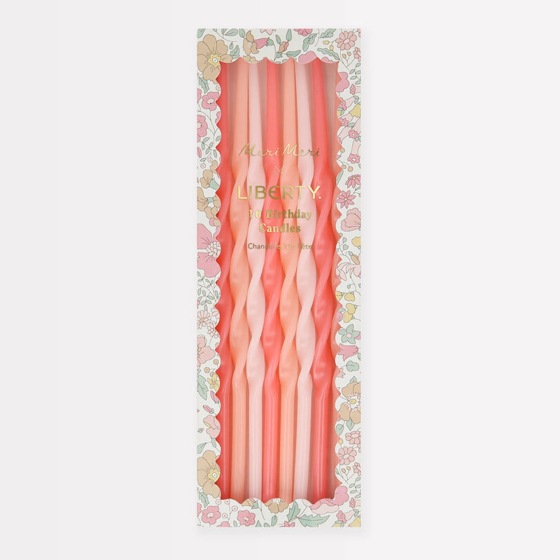 Meri Meri x Liberty wharfedale party candles