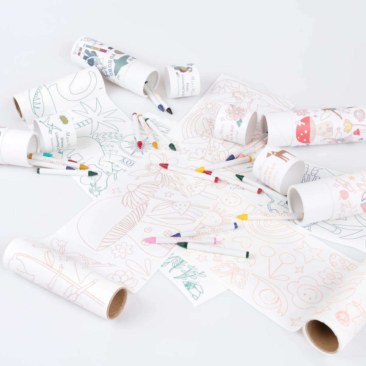 Fairy colouring roll